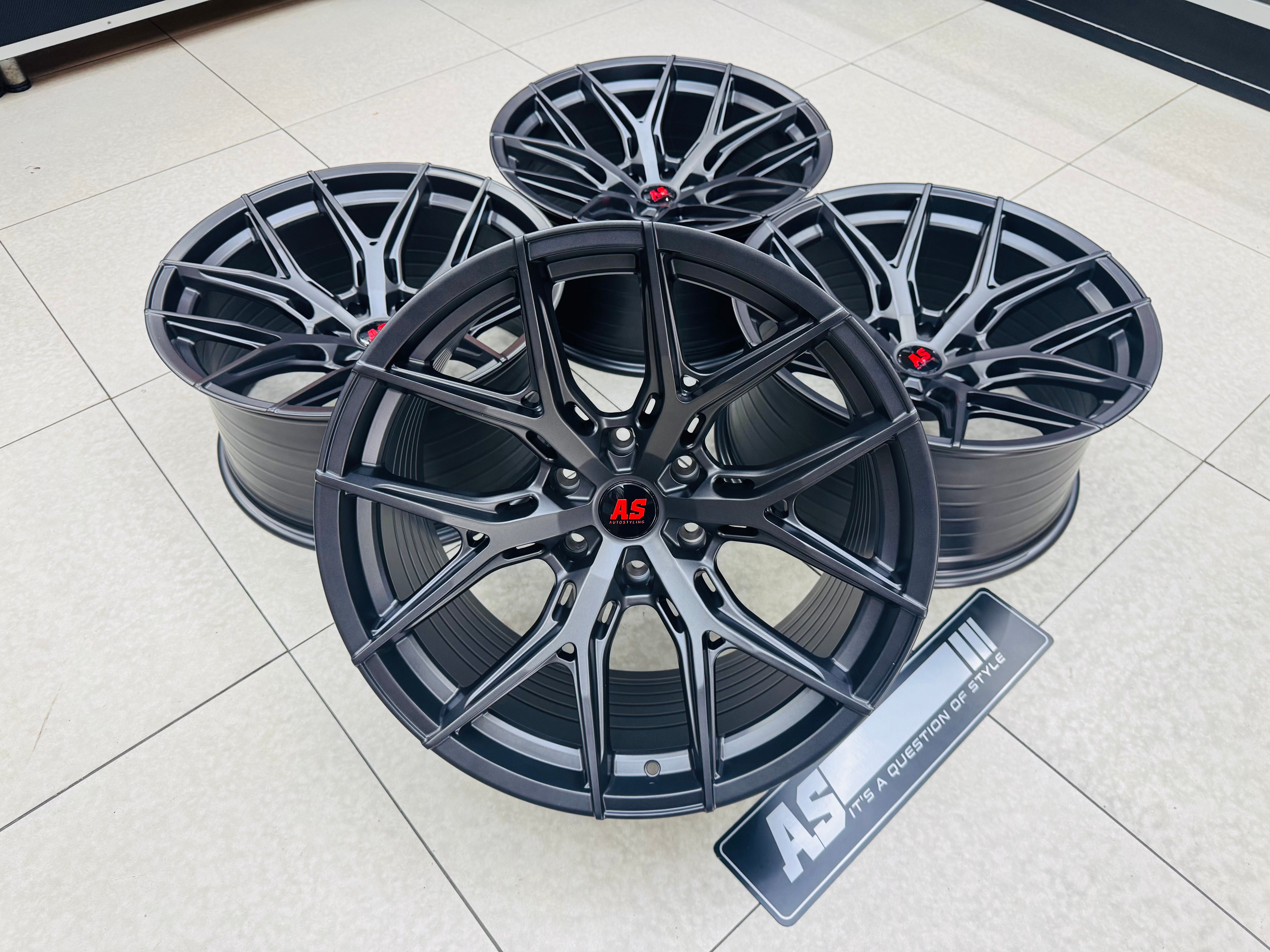 20” CONCAVO 05 SATIN GREY BAKKIE RIMS 6/139 PCD