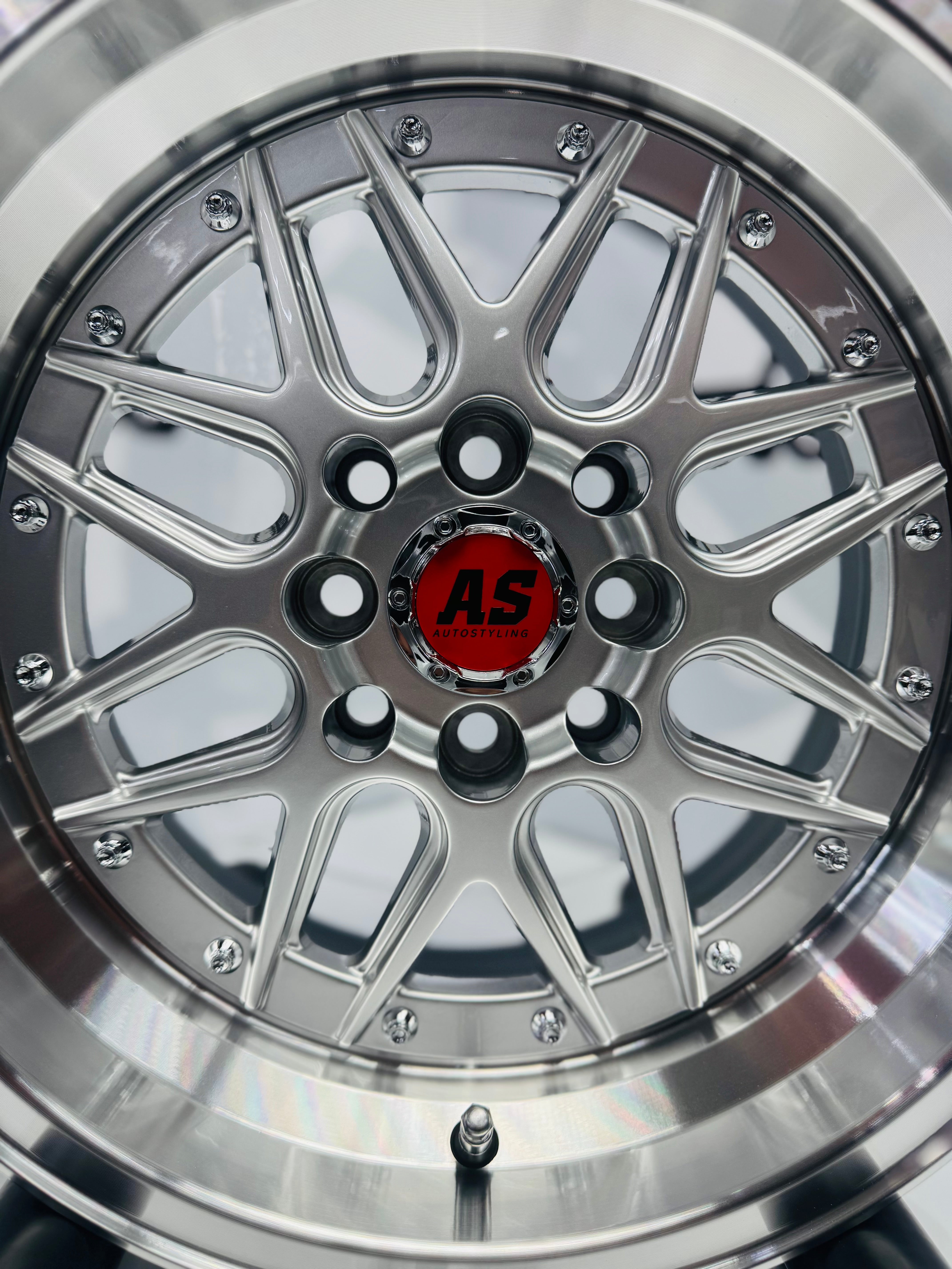 15” AS- 7407 4/100 4/114 HYPER SILVER