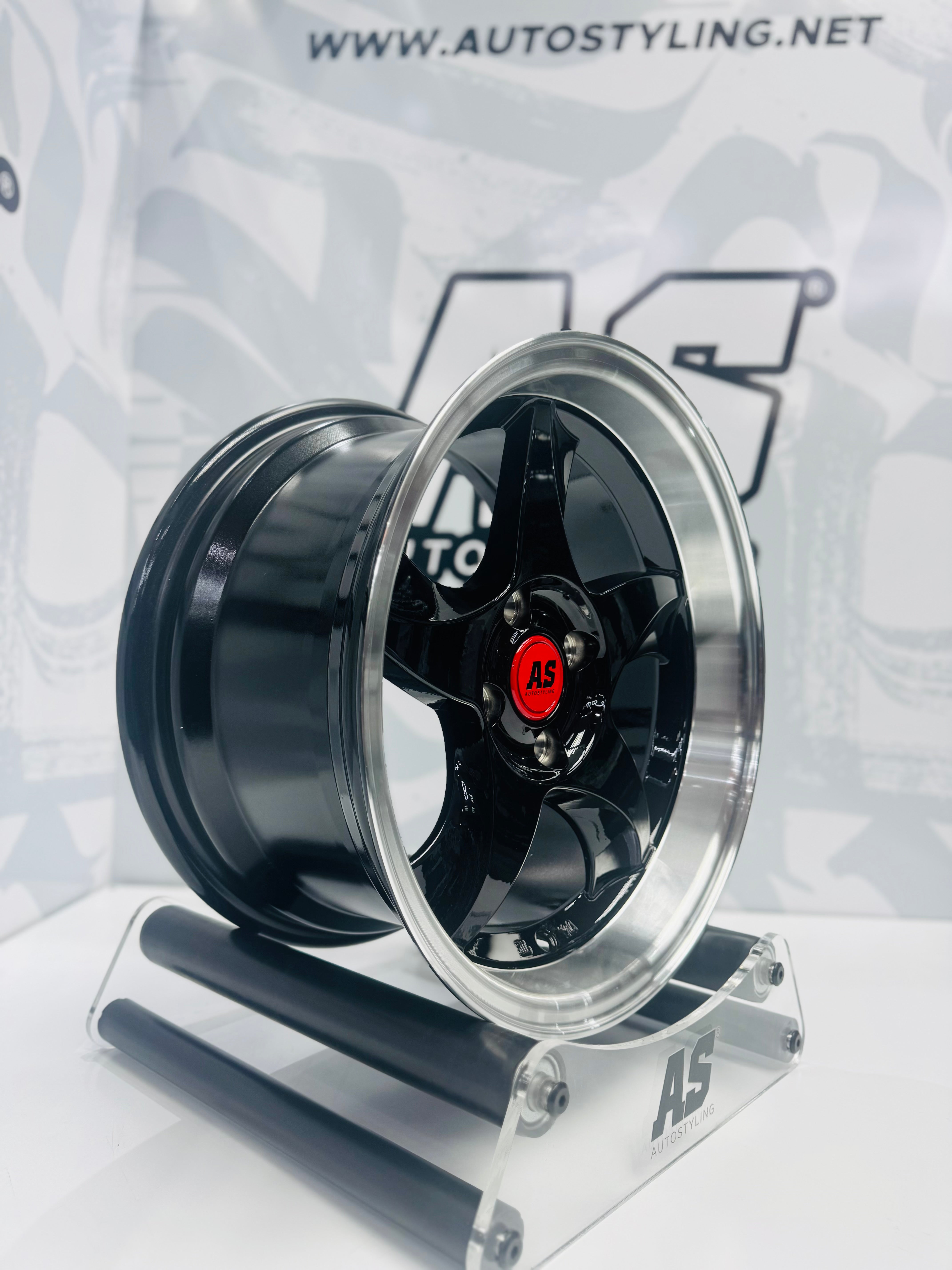 15” AS-RXI BLADES DISHED GLOSS BLACK