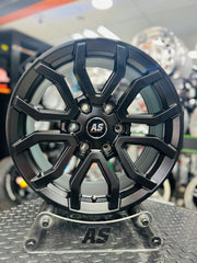 17 ” AS RAPTOR 6x139 4x4 BAKKIE WHEELS SATIN BLACK
