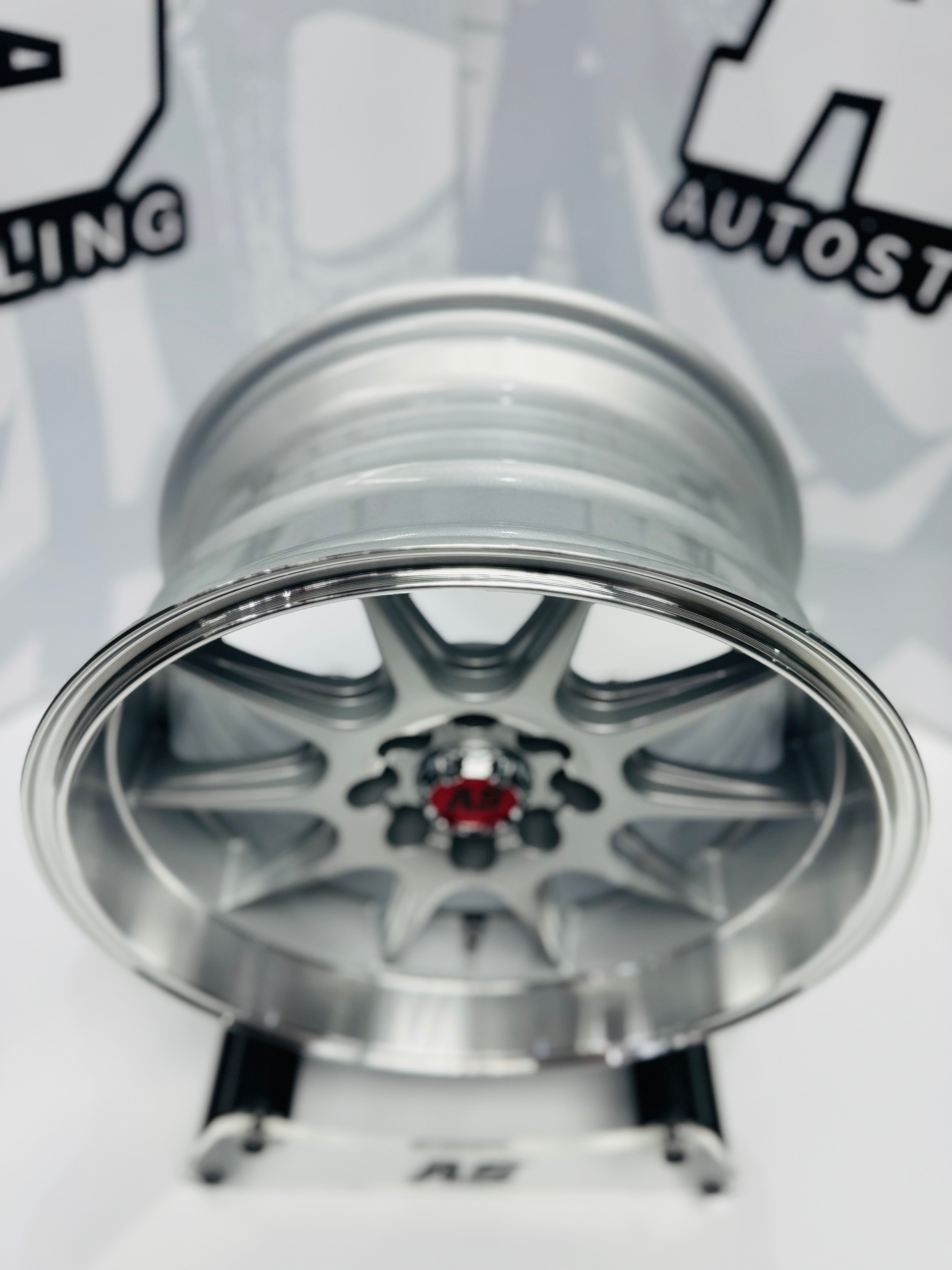 15” AS- 7582 4/100 4/108 silver wheels