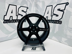17” AS-EVO 5x108 MATT BLACK RIMS