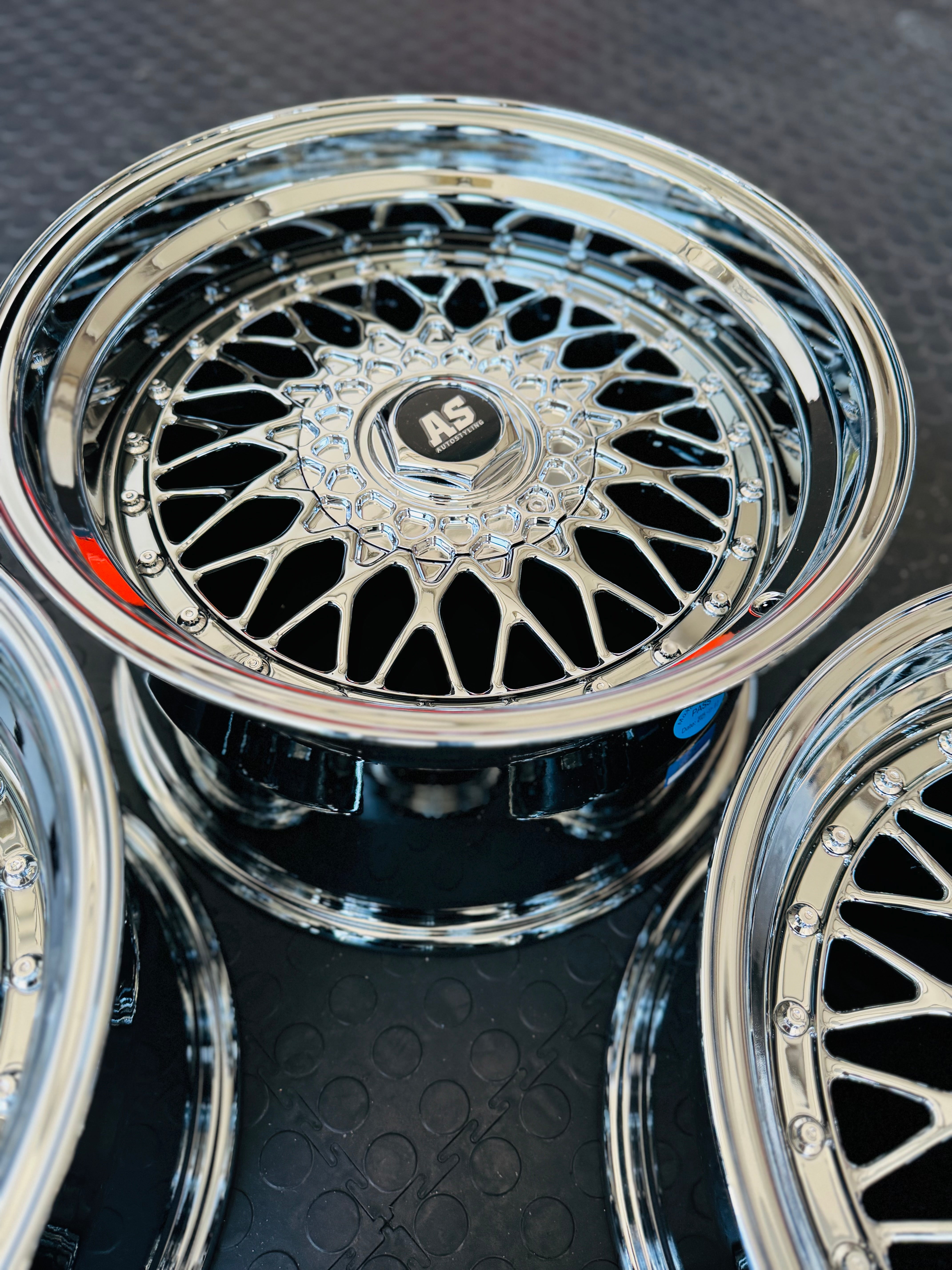 17” BBS chrome  4x100 & 5x100 8.5j/ 10j - Autostyling Klerksdorp