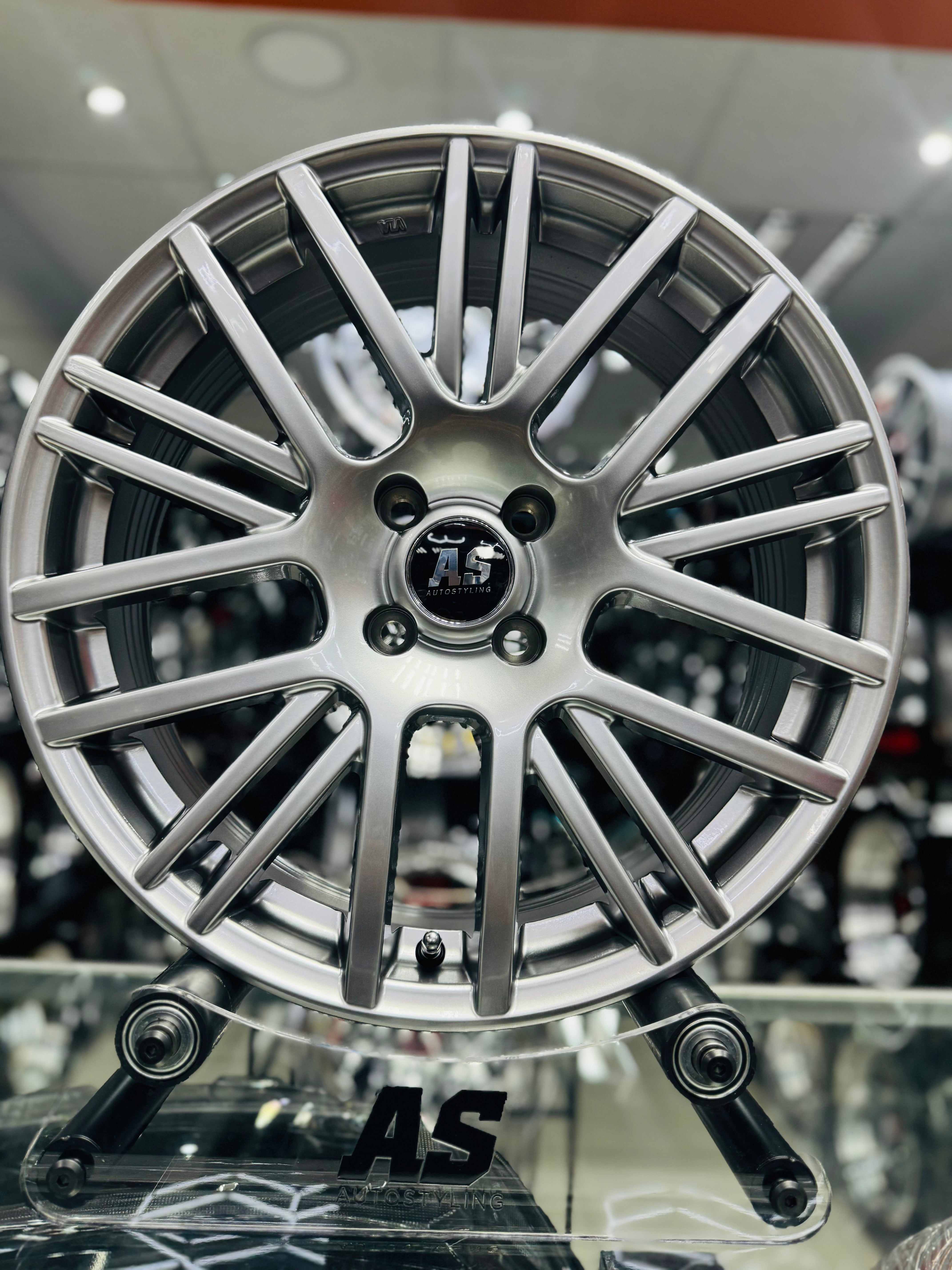 17" AS- VDUB EXOR  REPS 4/100 SILVER WHEELS