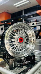 16” AS MESH BB5  4/100 & 5/100 multi pcd SILVER