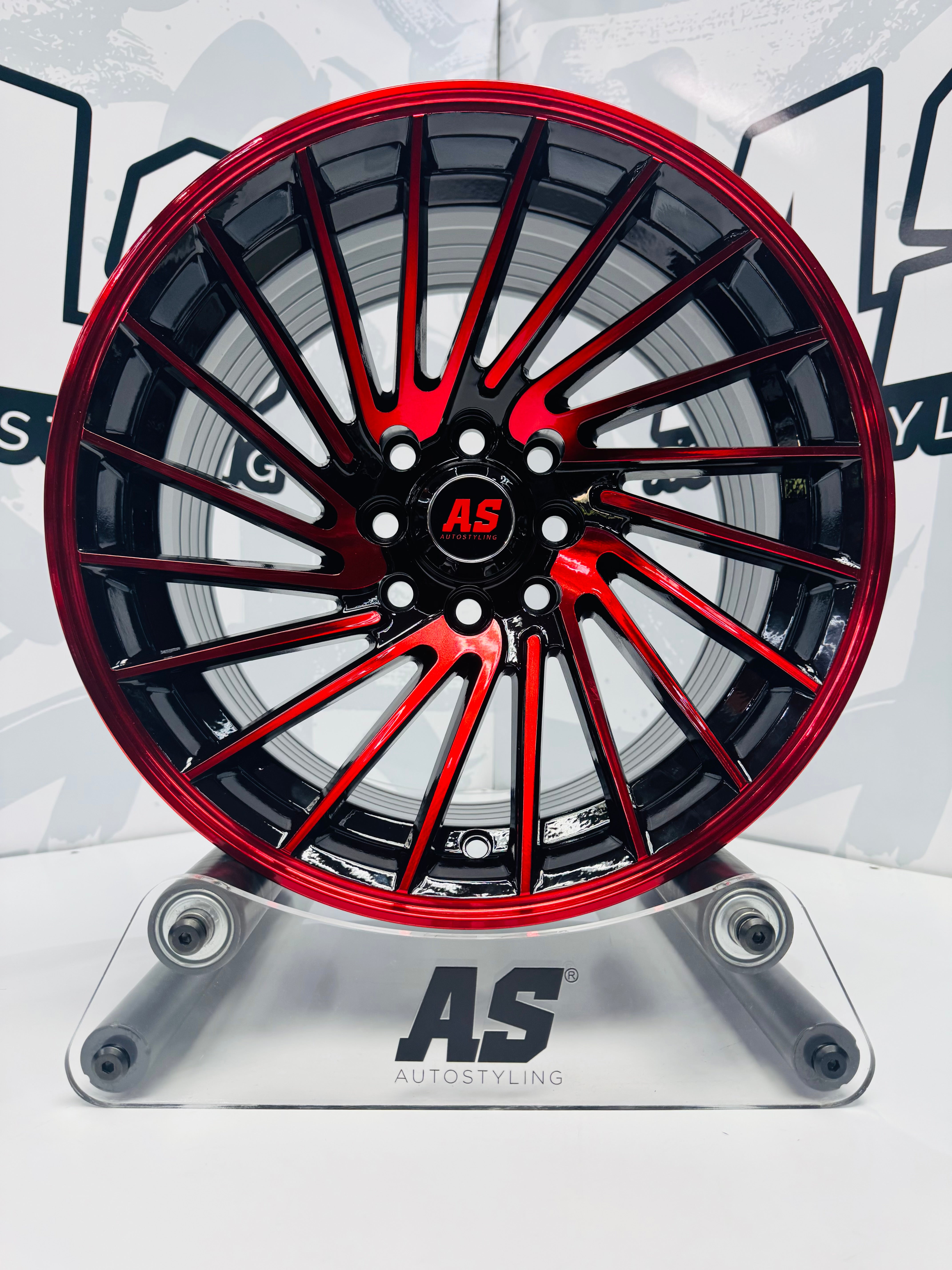 15” AS- x3001 4/100 4/114 Red