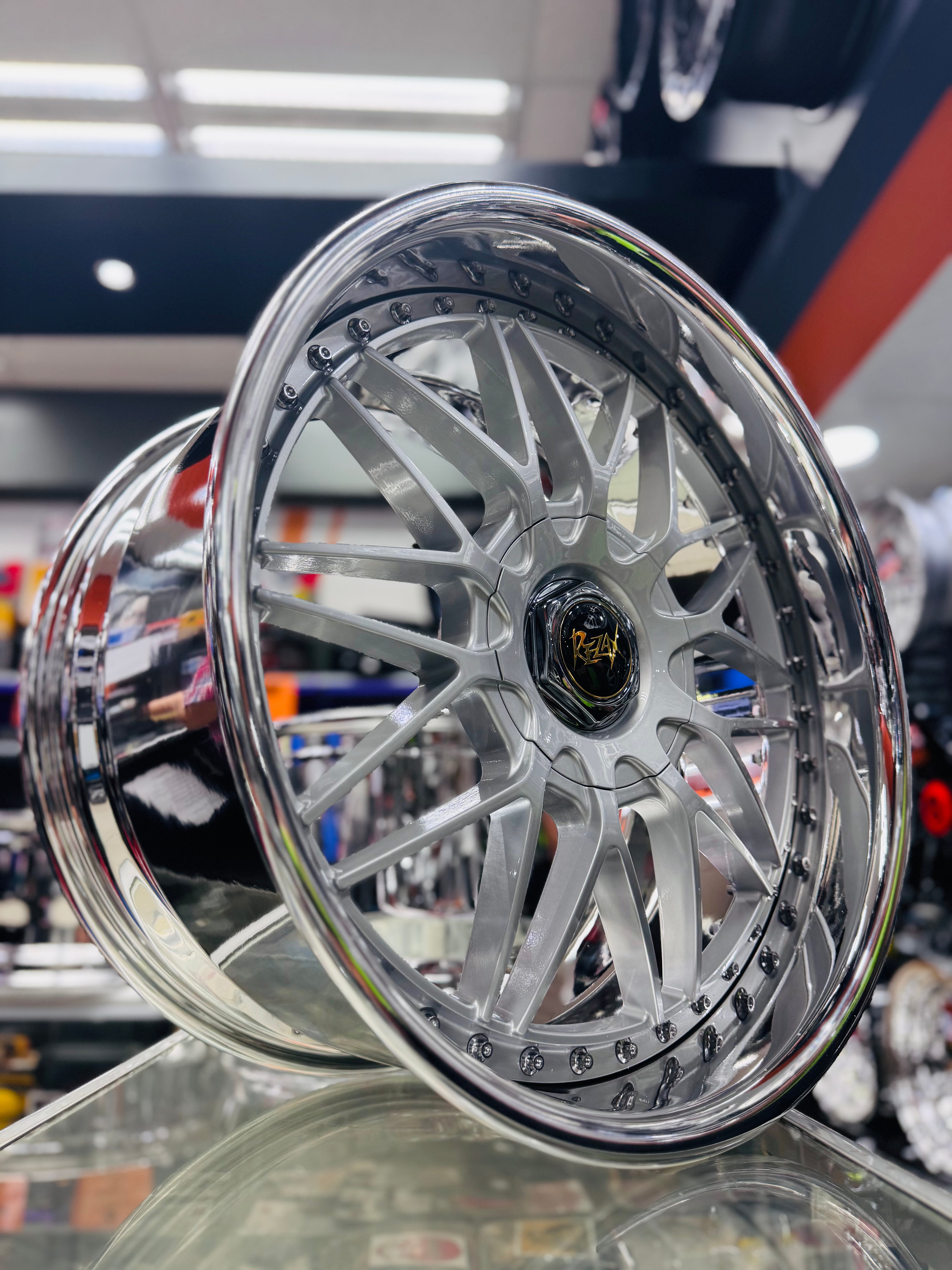 20” REZAX 2pce split forged  wheels