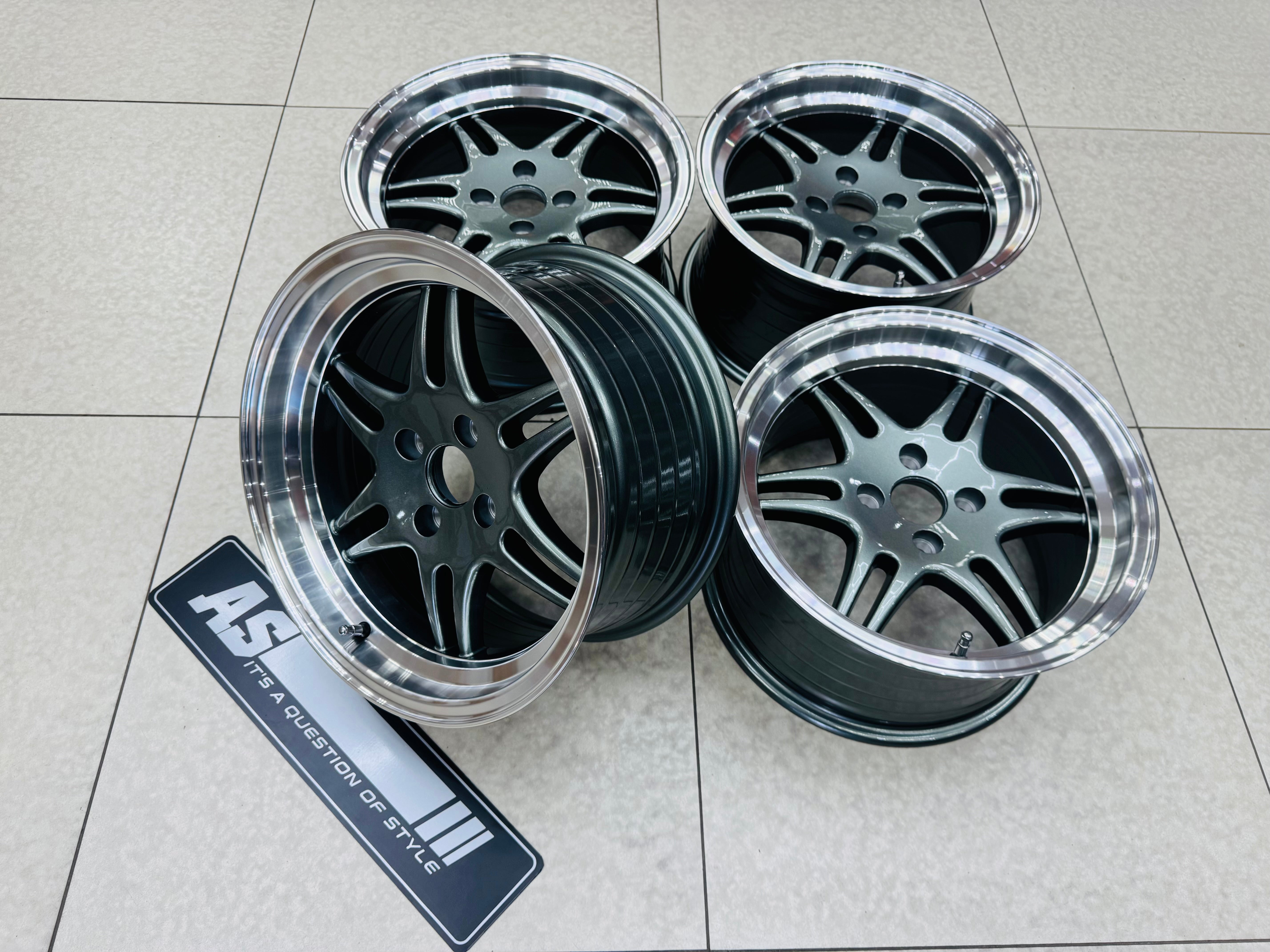 15” AS-RSI TWINSPOKES WITH DISH GUNMETAL