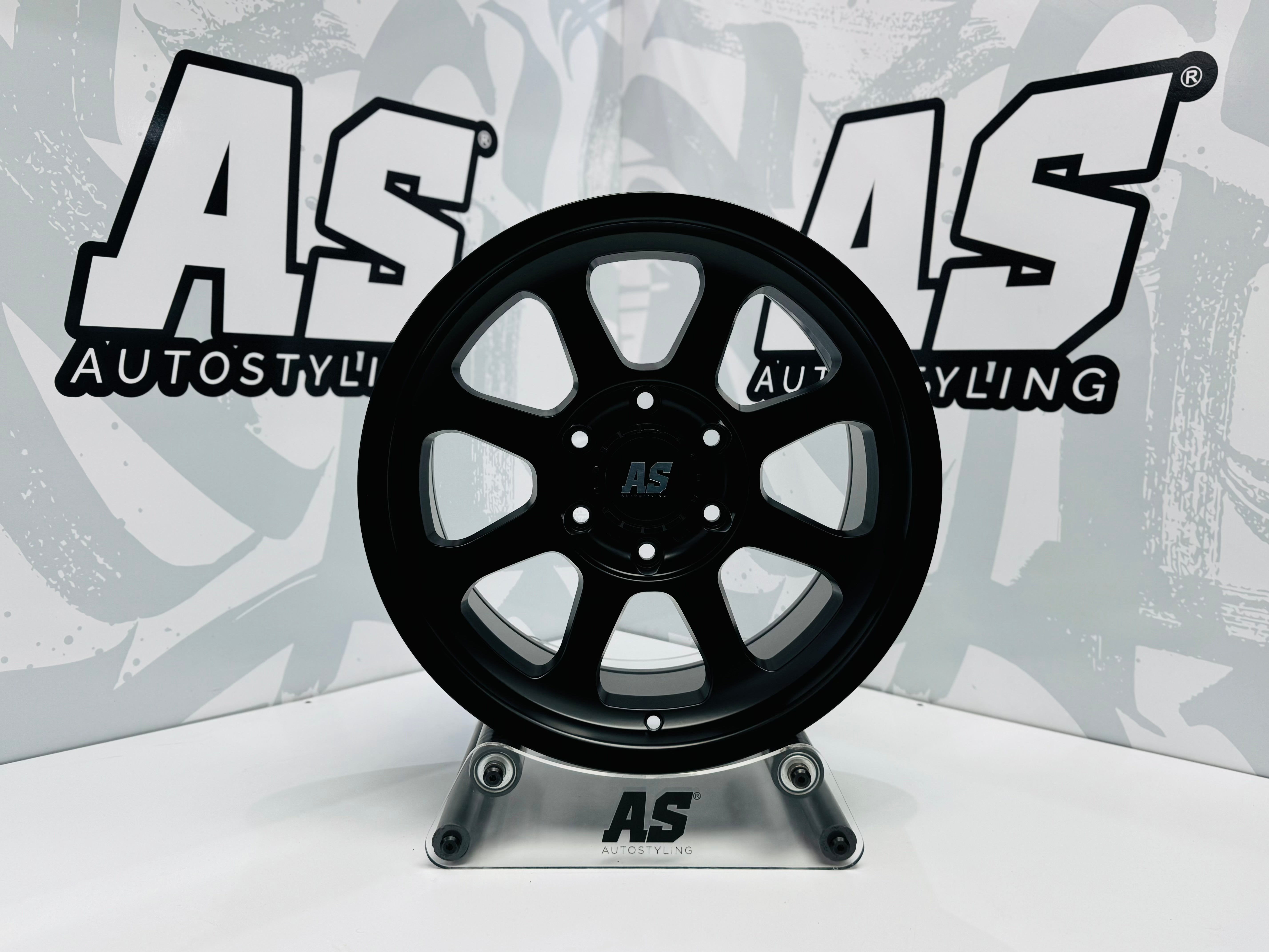 17” AS-XPF020 4x4 rims  6/139 PCD  MATT BLACK
