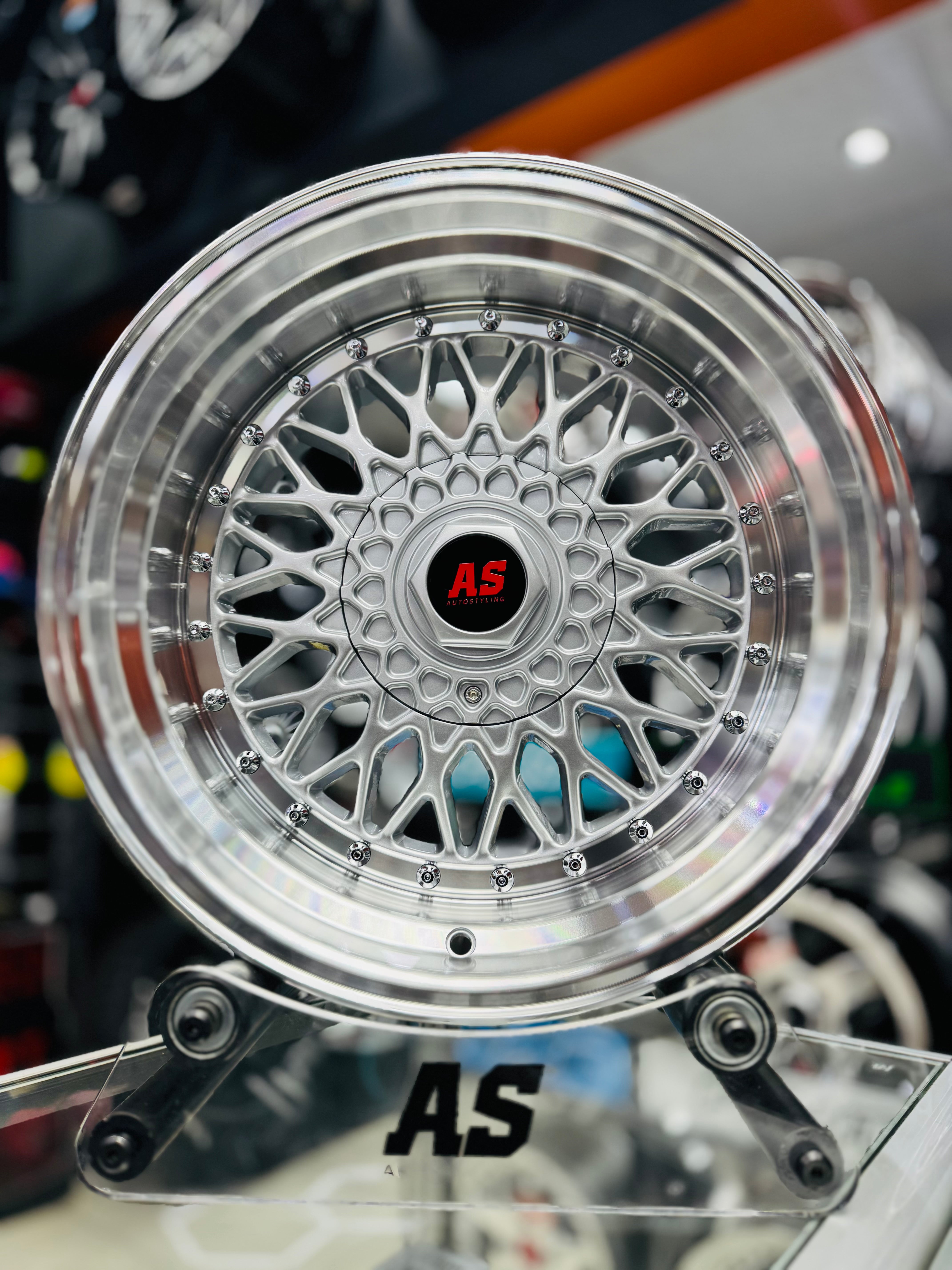 17” AS-MESH 8.5/10j 4/100 4/114 SILVER