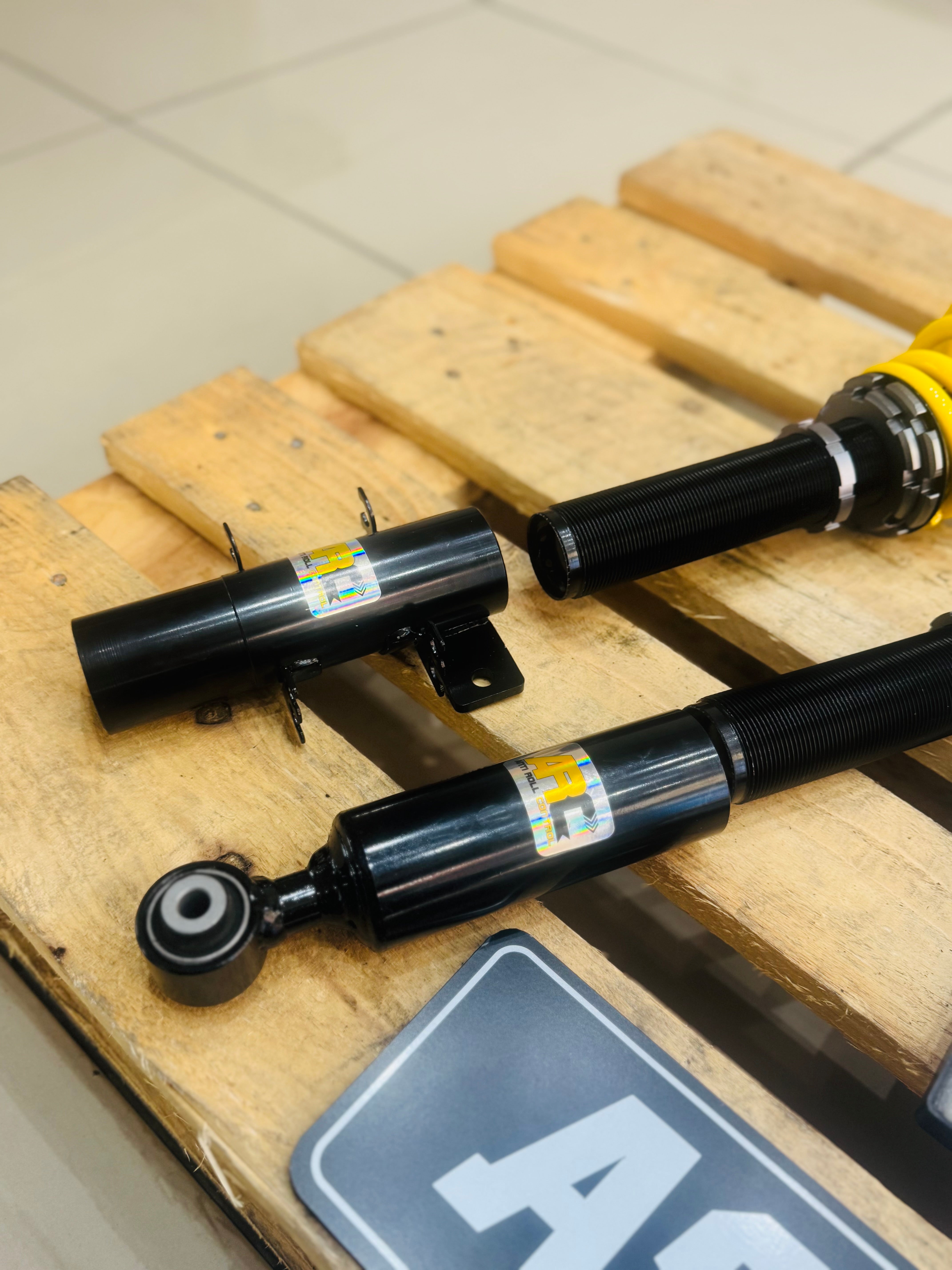 ARC LOD DUAL HEIGHT ADJUSTABLE COILOVERS SUITABLE FOR VW POLO 9N BUJWA NOT VIVO
