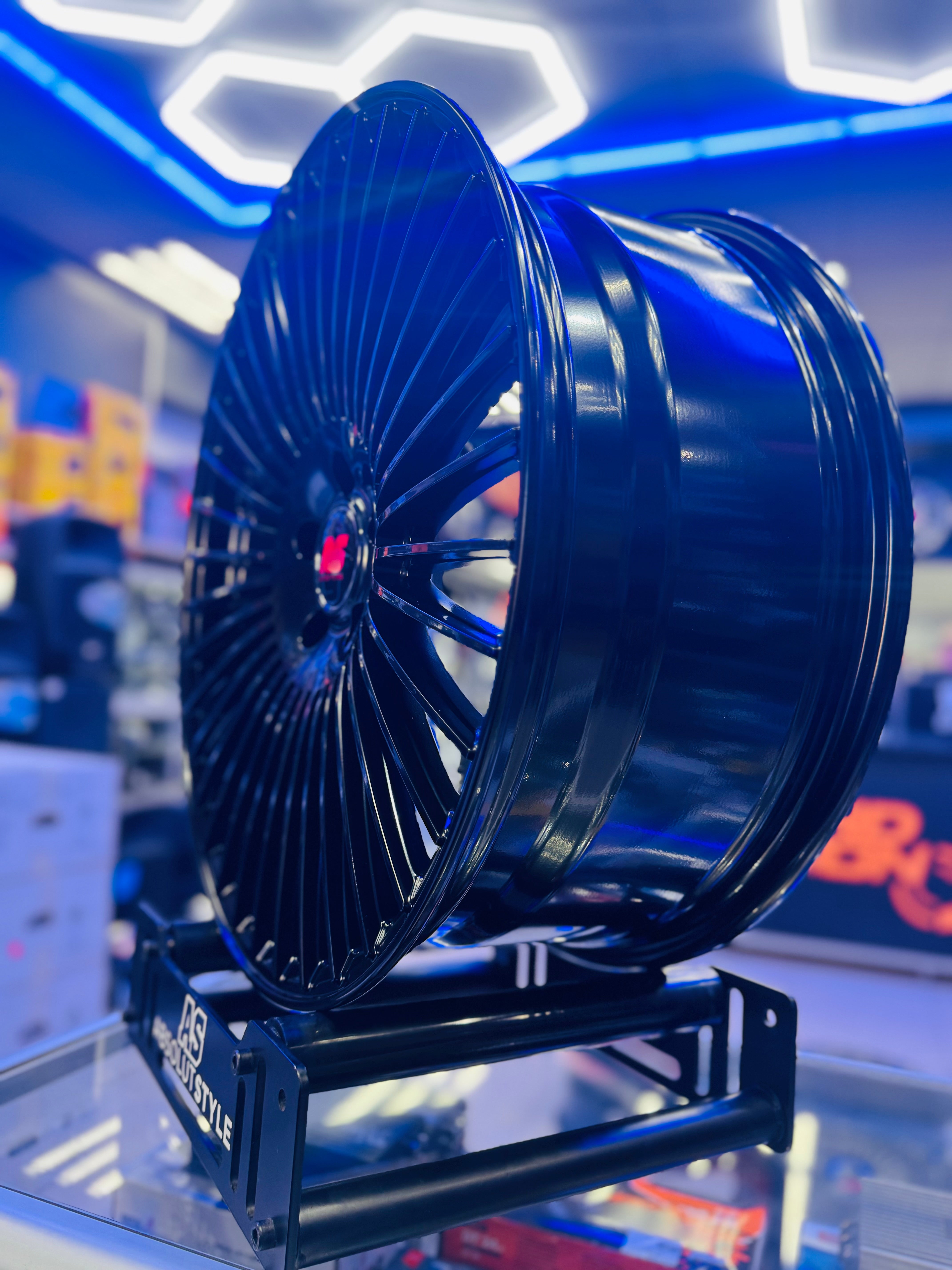 20″ 5/112 Velvet Black Alloy Wheels
