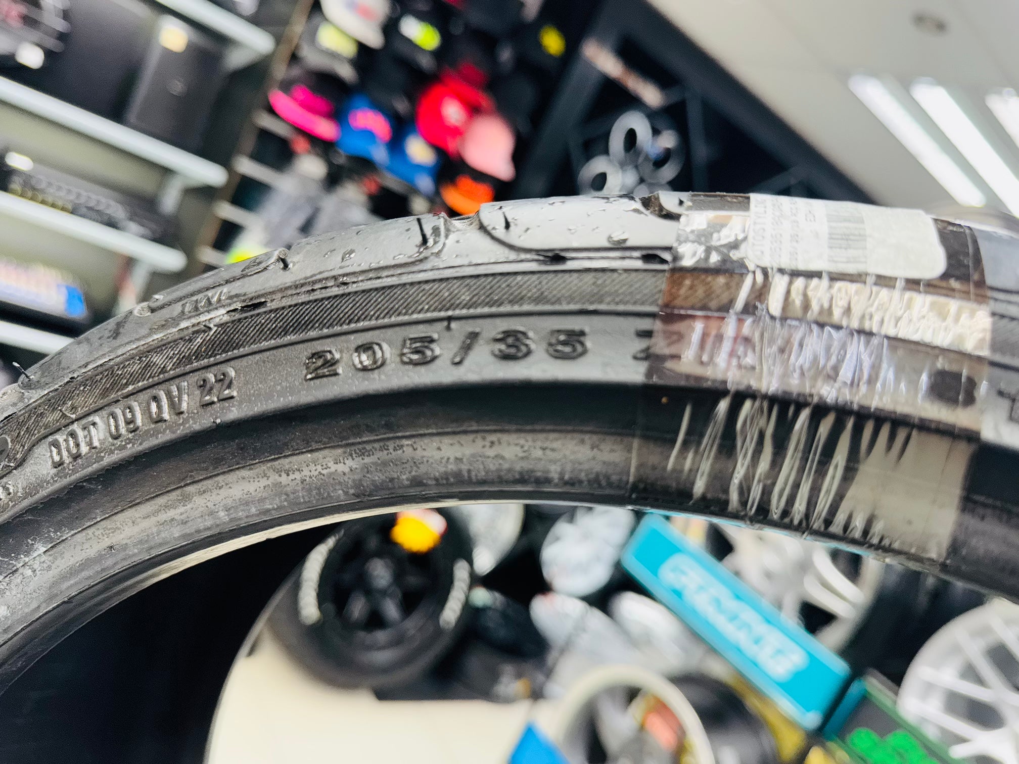 205/35/18 ACCELERA ALPHA TYRE USED 80% TREAD
