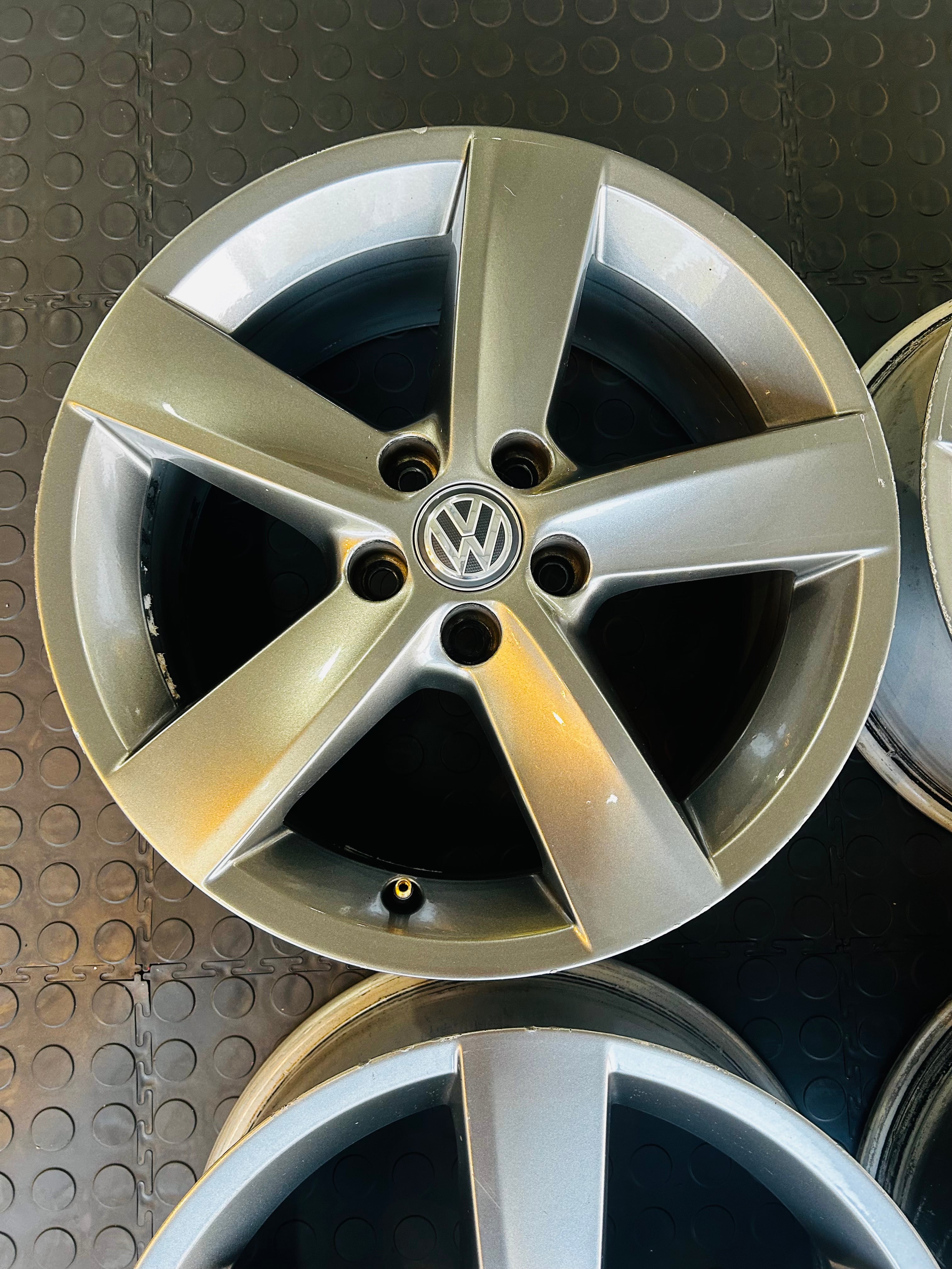 16” OEM POLO  RIVAZZA USED RIMS MADE BY BORBET GREY