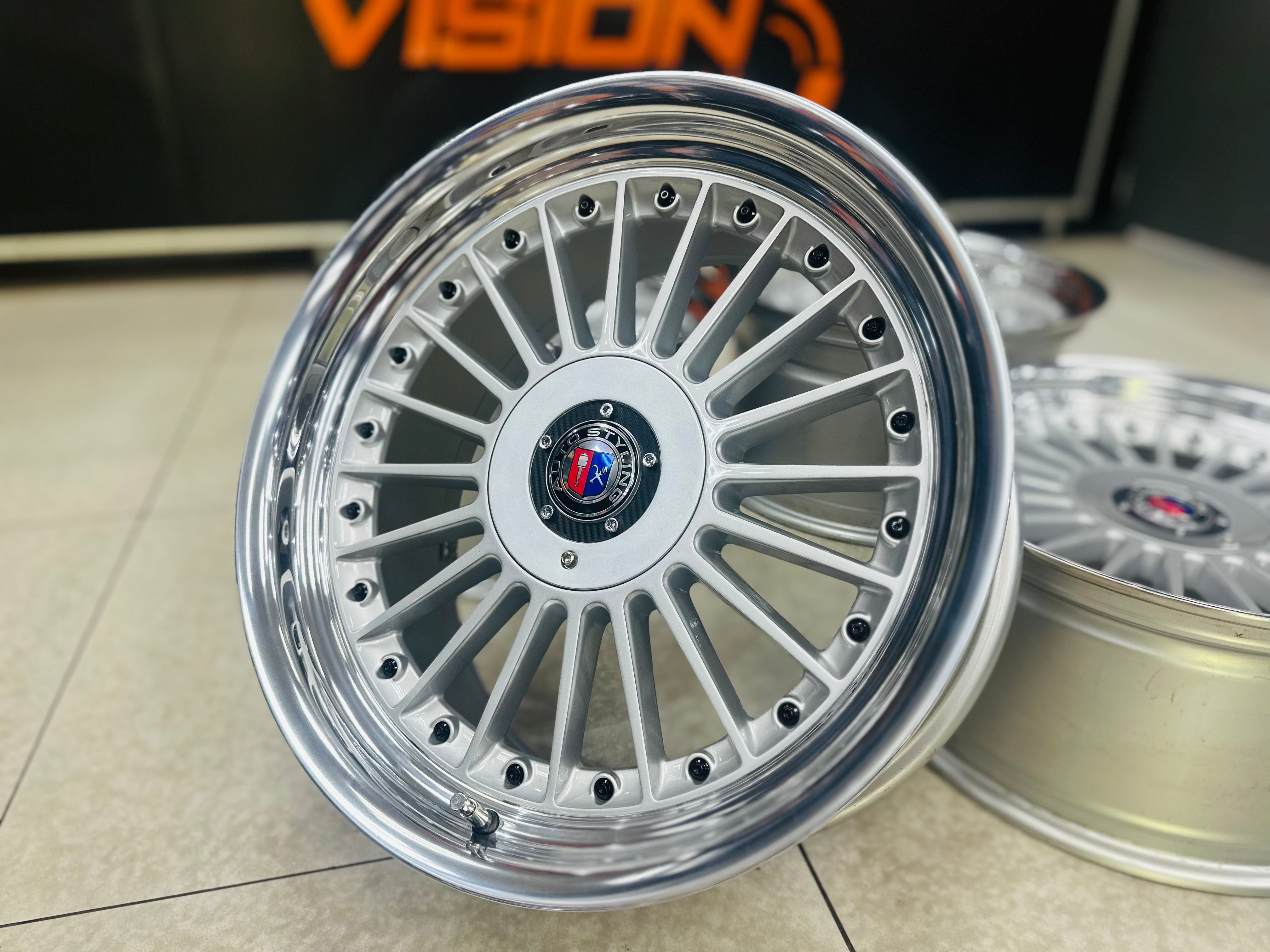 18” AS ALPINA 5X112 & 5X120 wheels with high polished dishes