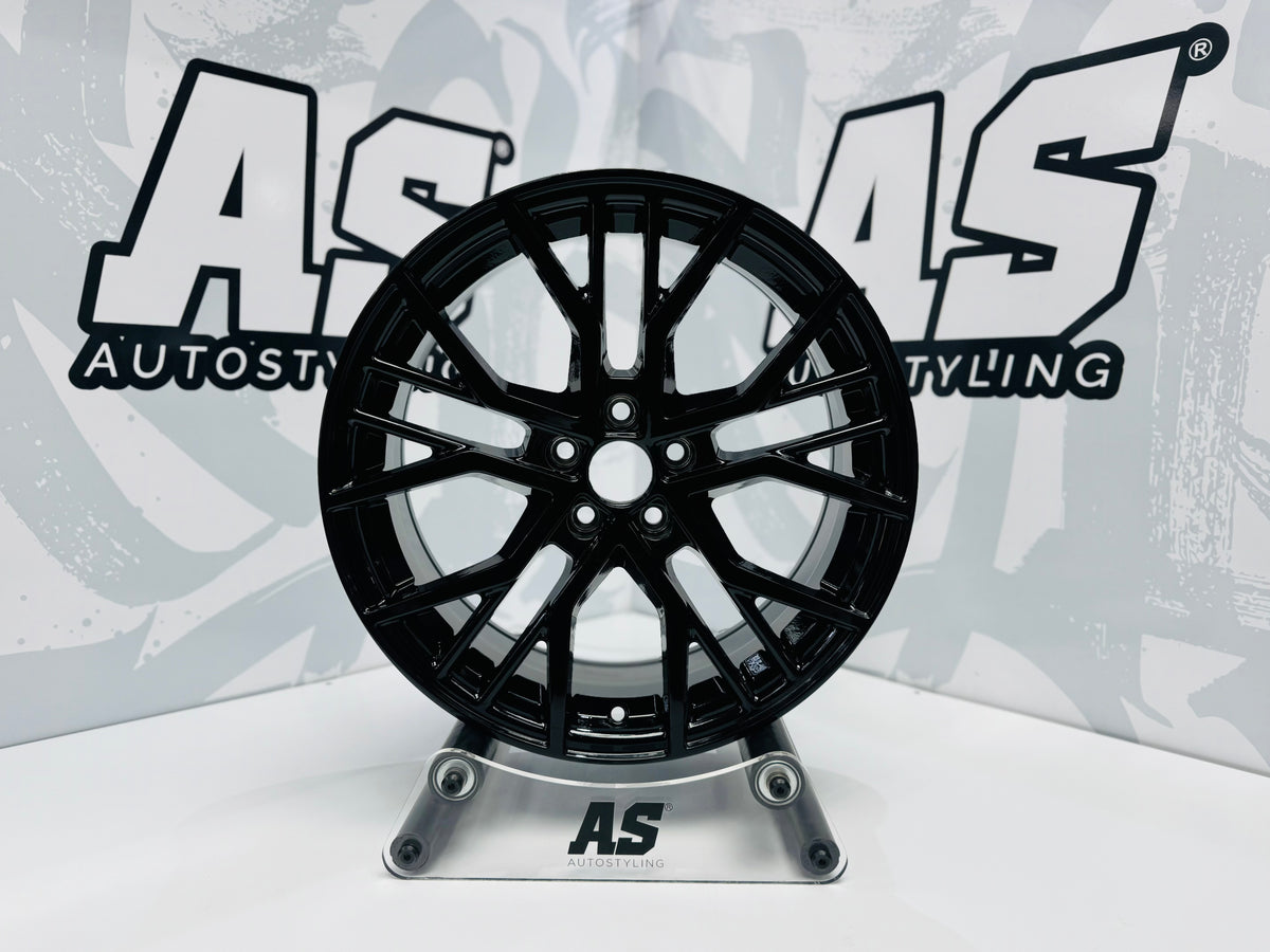 17” AS-991  5/100 PCD to fit POLO GLOSS BLACK