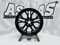 17” AS-991  5/100 PCD to fit POLO GLOSS BLACK