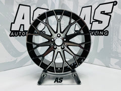 19” AMG F32FBX151 MACHINE BLACK 5x112 narrow wide wheels - Autostyling Klerksdorp