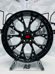 19” AS-F982754 ( 5x120 BMW ) BLACK pre fitted set DISCOUNTED