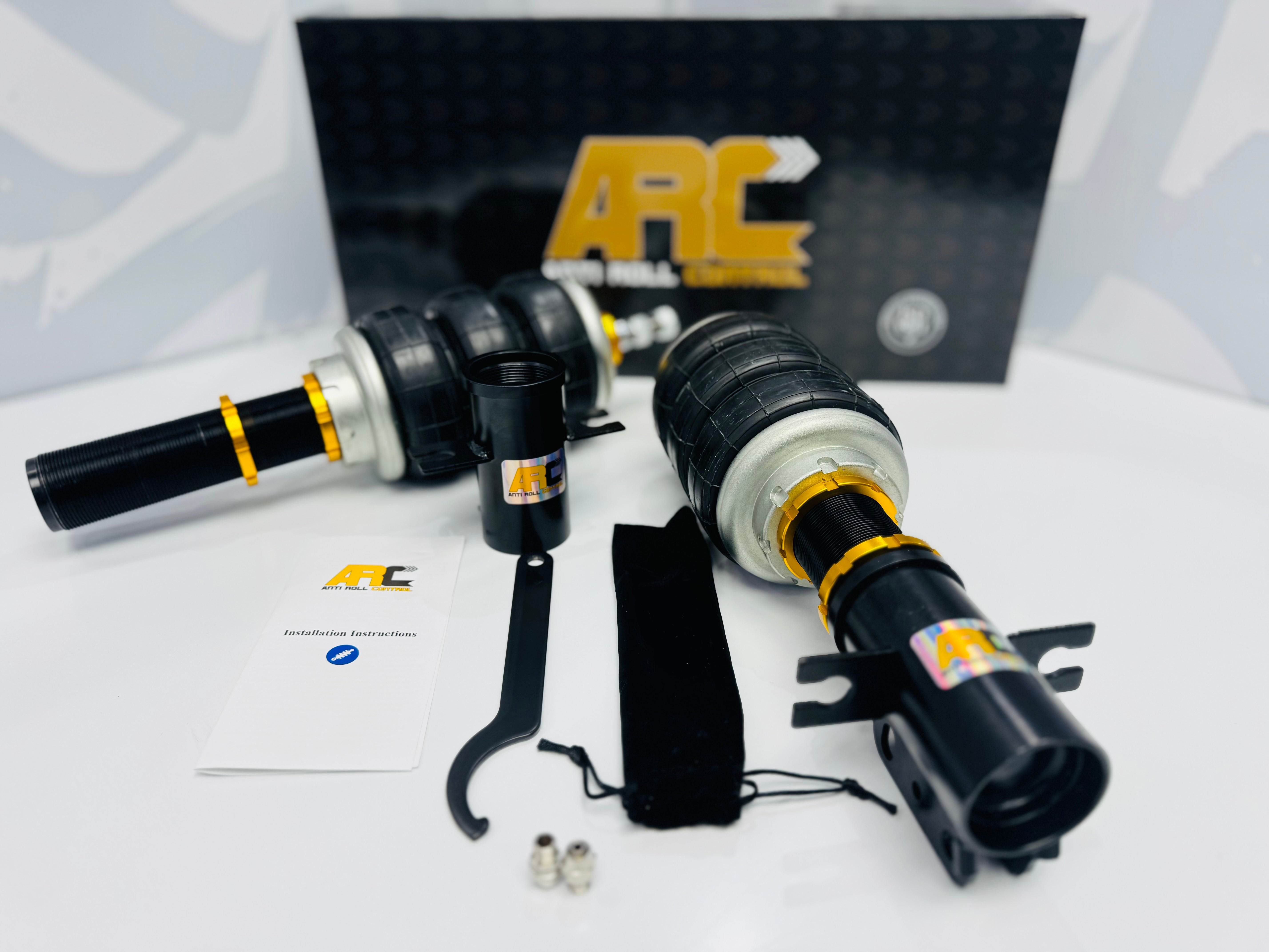 MK1 ARC  HIGH PERFORMANCE AIR SUSPENSION STRUTS FRONTS HEIGHT ADJUSTABLE