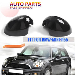 MINI COOPER R55/R56 GLOSS BLACK  MIRROR COVERS