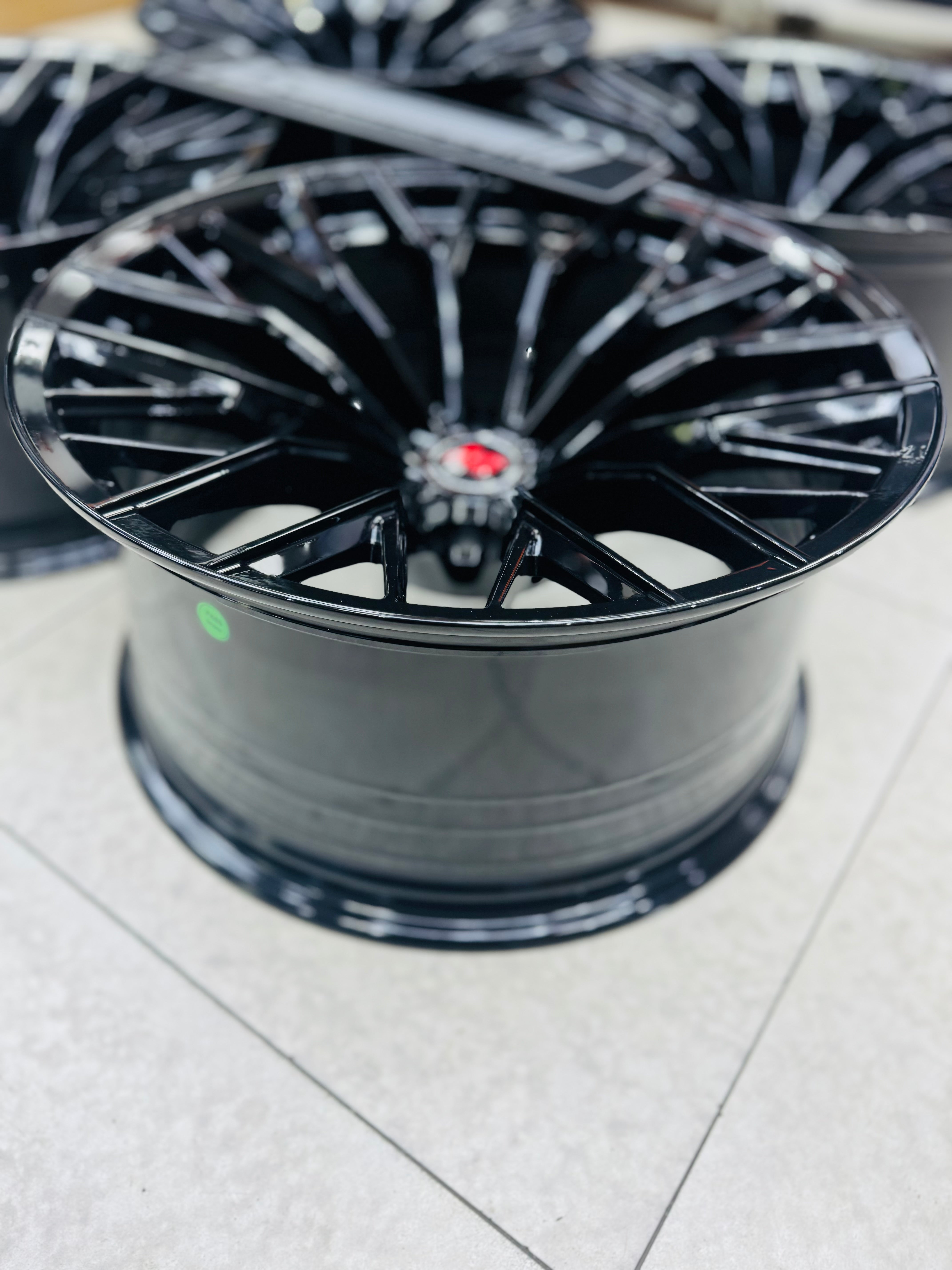 20” CONCAVO 06 GLOSS BLACK  BAKKIE RIMS 6/139 PCD