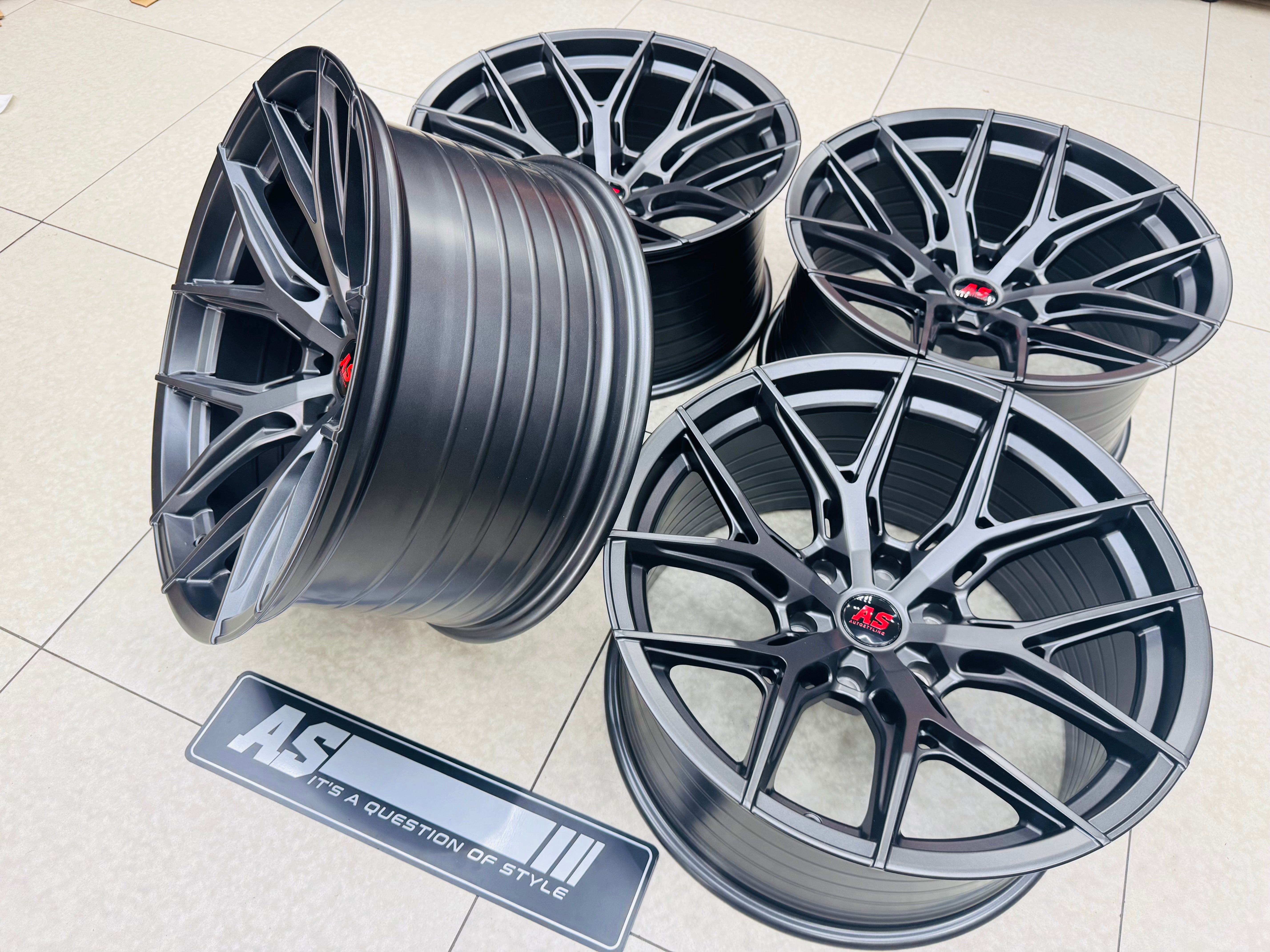20” CONCAVO 05 SATIN GREY BAKKIE RIMS 6/139 PCD