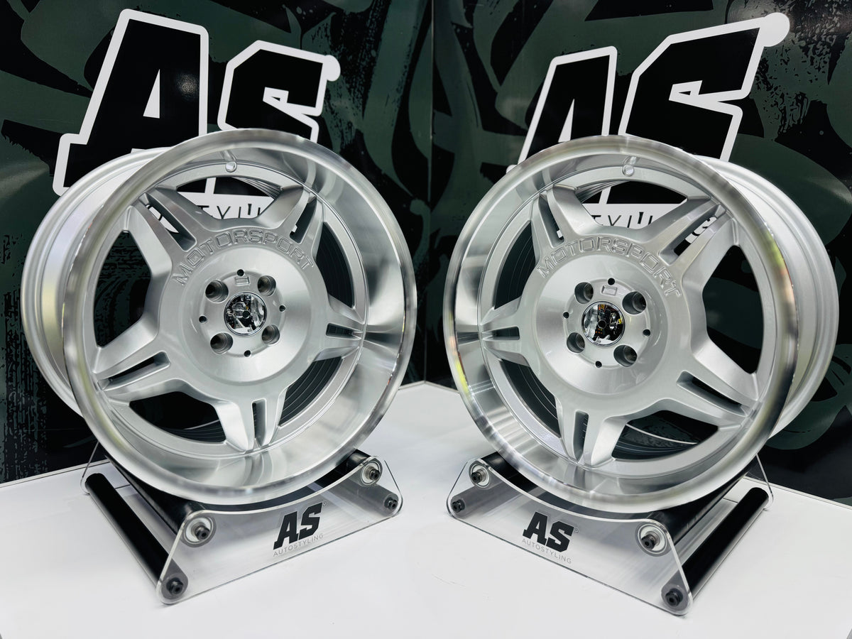 17” AS- GERMAN SPECS 8.5/10j 4/100  SILVER