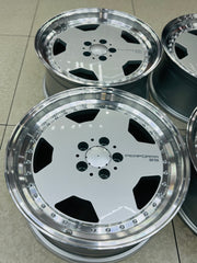 18” AMG PERFORMA 5-112 8J ALL ROUND ( Shop soiled set due to slight marks on 3x lips ) discounted by R5000