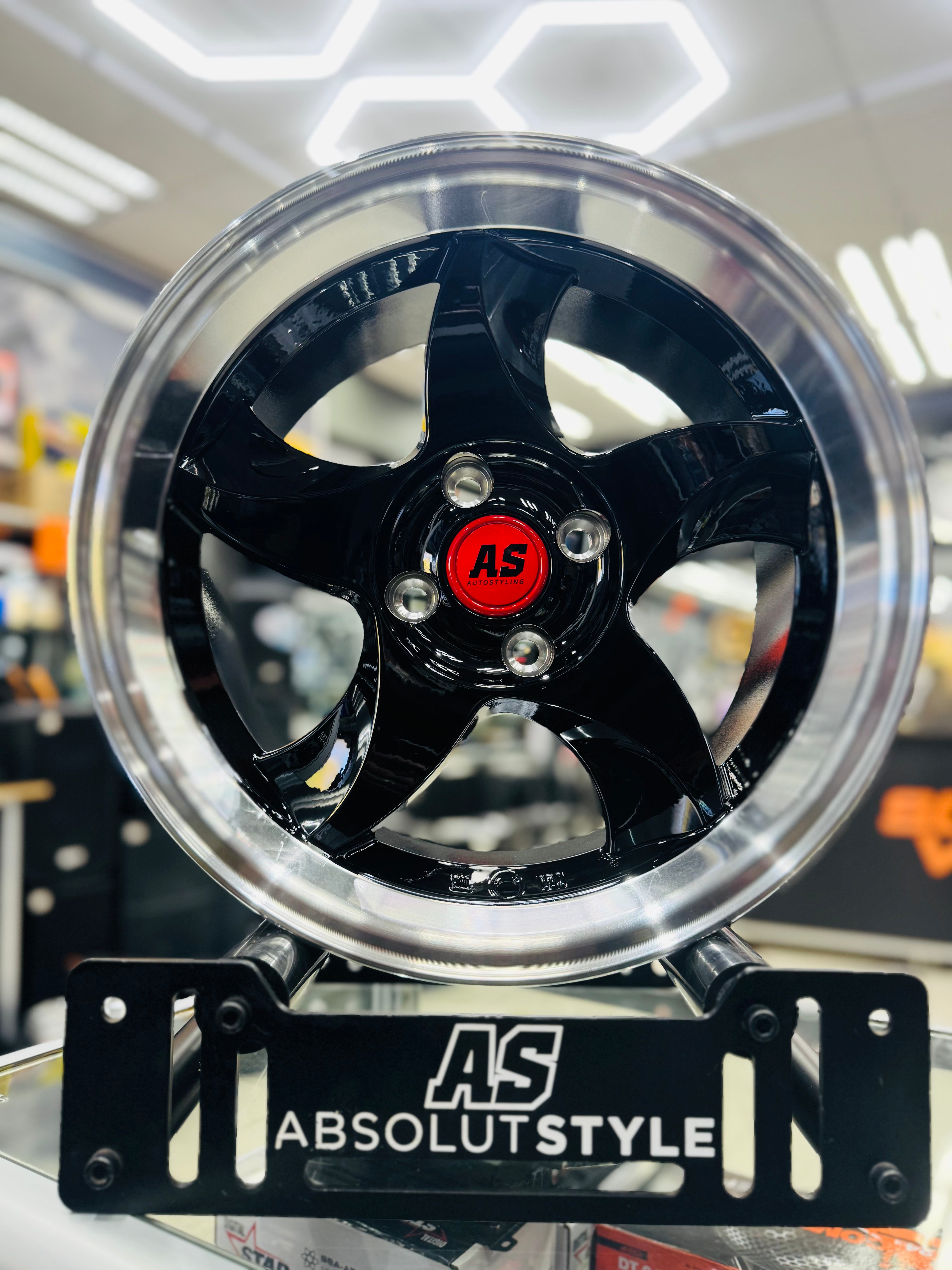 15” AS-RXI BLADES DISHED GLOSS BLACK