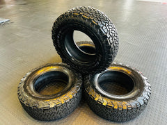 285/70/17  BF GOODRICH KO2 AT TYRES ( RAPTOR OEM TYRE) delivery mileage under 50km