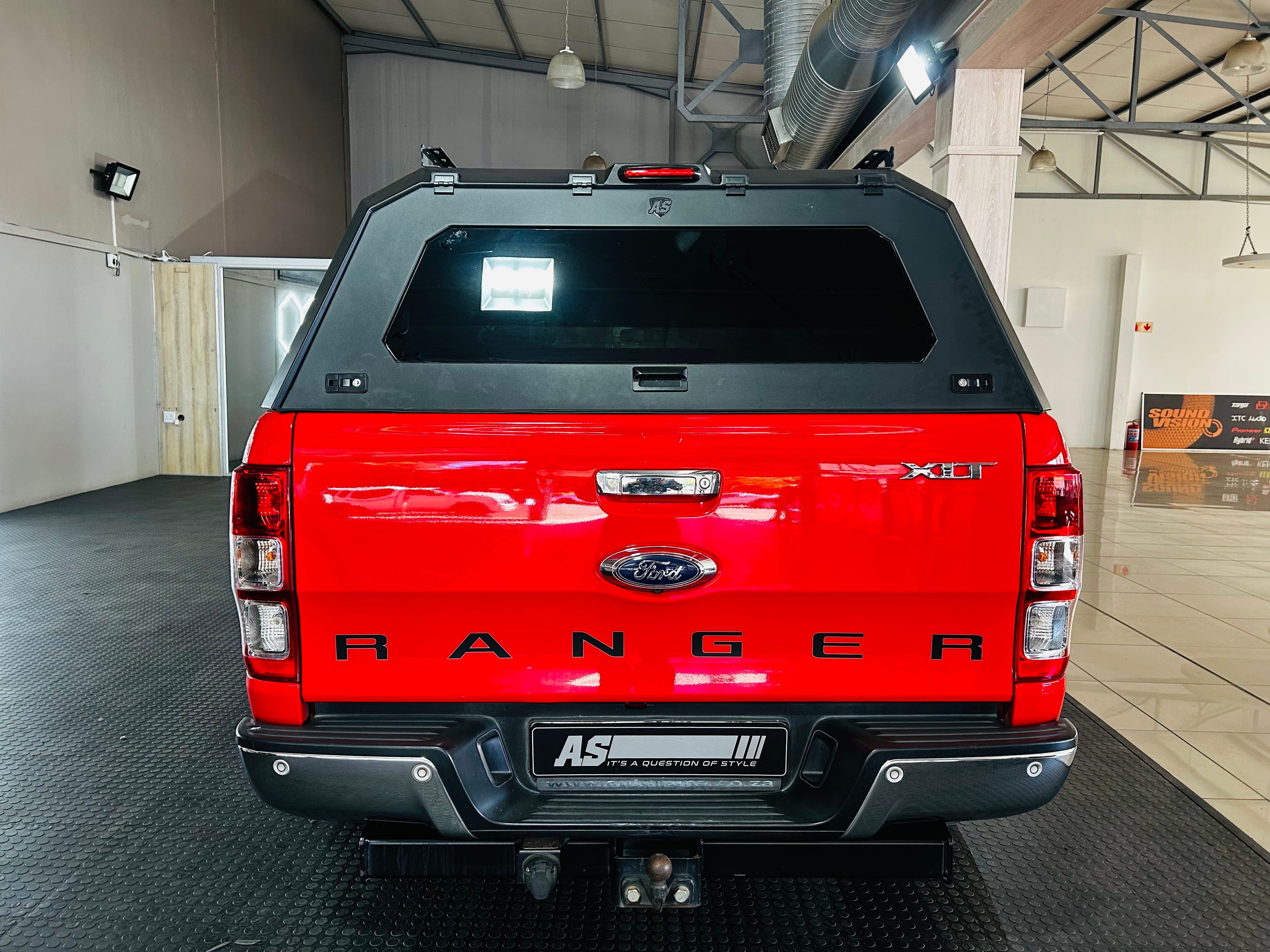 FORD RANGER T7 BLACK STEEL CANOPY