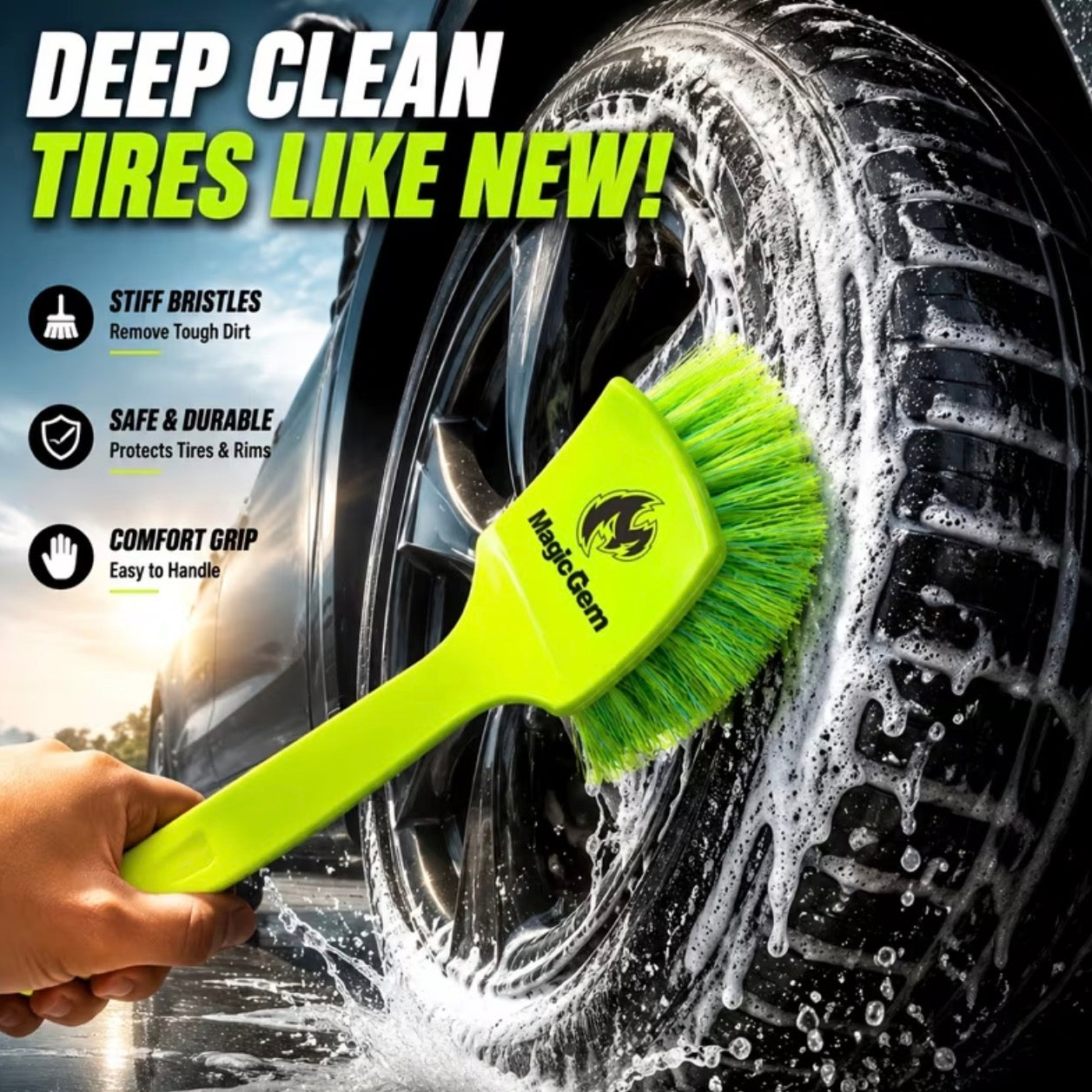 MAGIC GEM WHEEL & ENGINE BRUSH
