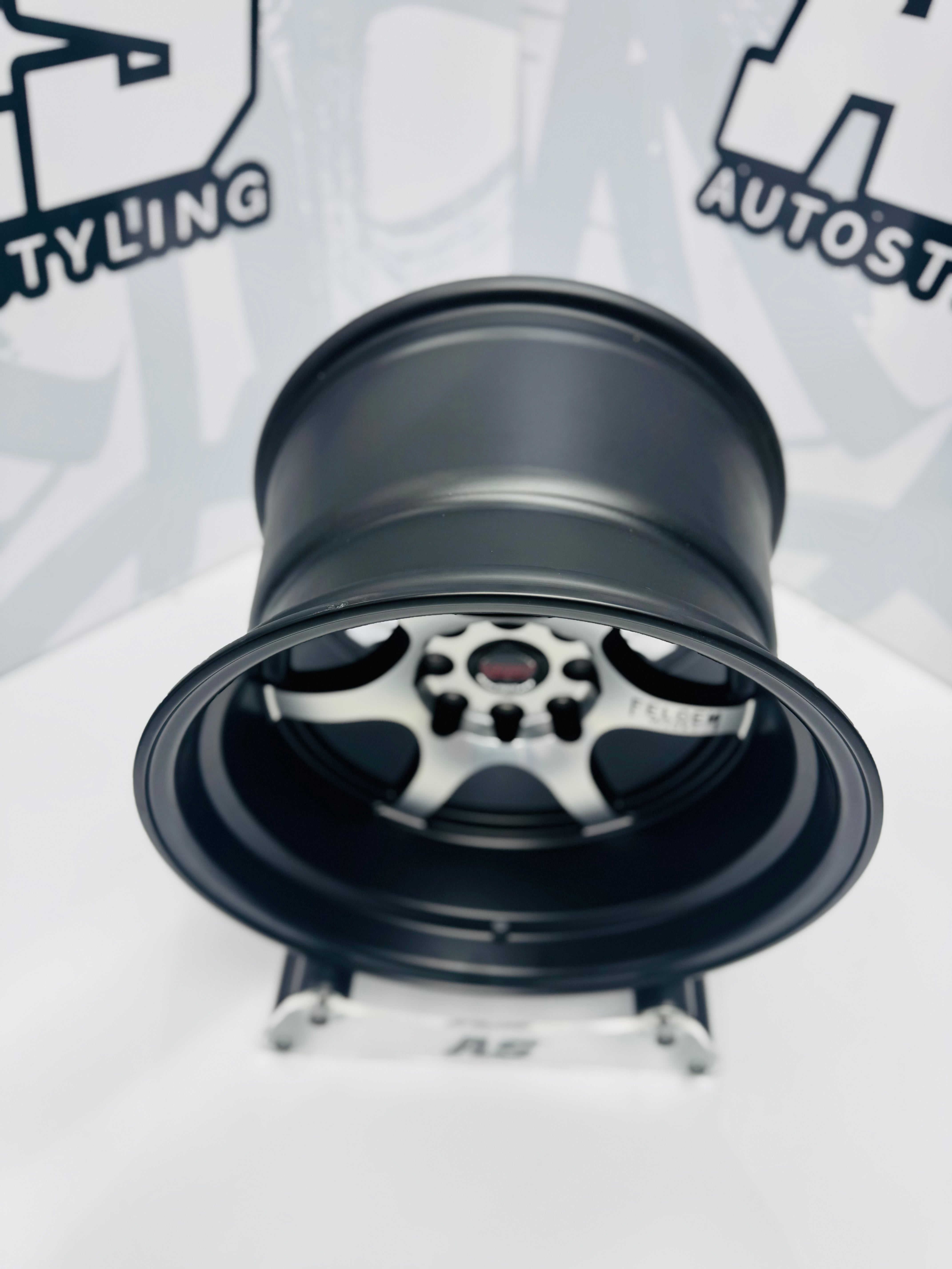 15” AS-SW401 9/10.5J 4/100 4/114 MATT BLK