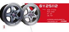 17” AS-HRE 5/100 silver wheels