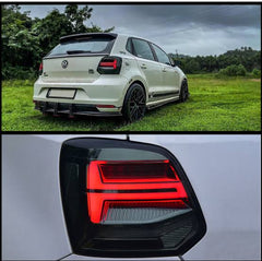 VLAND VW POLO 6 LED TAIL LIGHT Full BLACK SMOKED EDITION