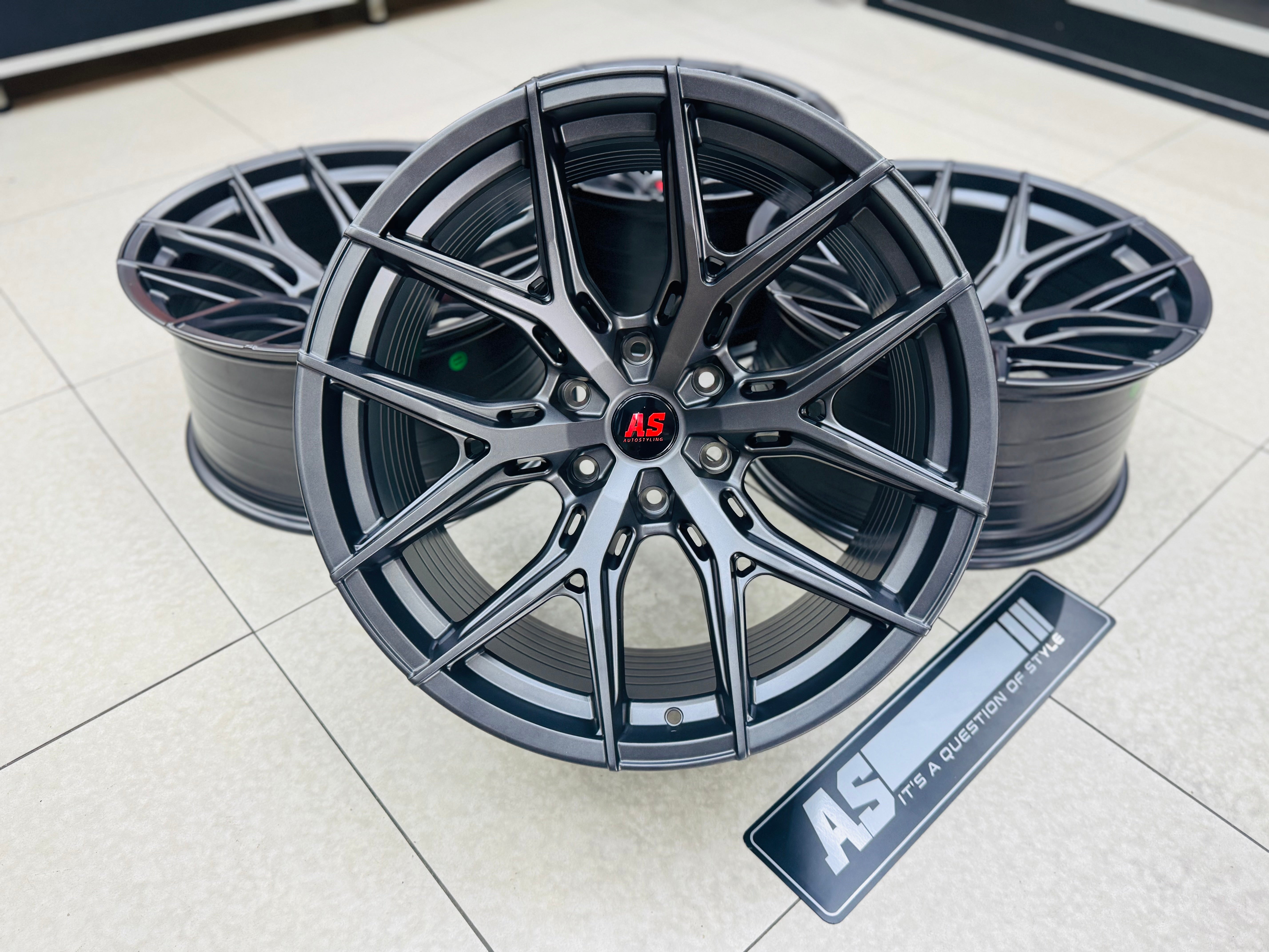 20” CONCAVO 05 SATIN GREY BAKKIE RIMS 6/139 PCD