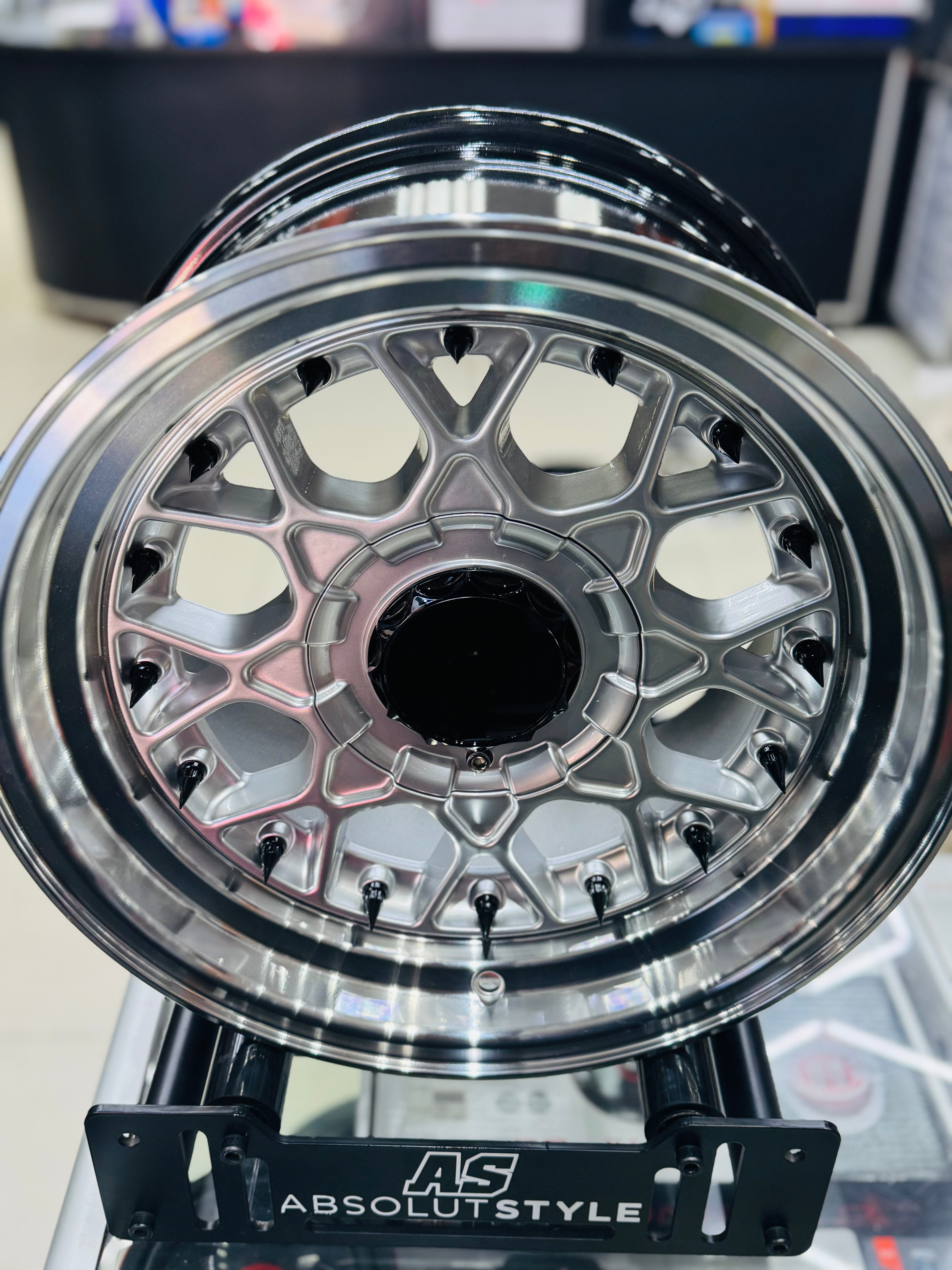 15” RC SPIKES 4/100 & 4/108  spare wheel/ loose wheel  sold each