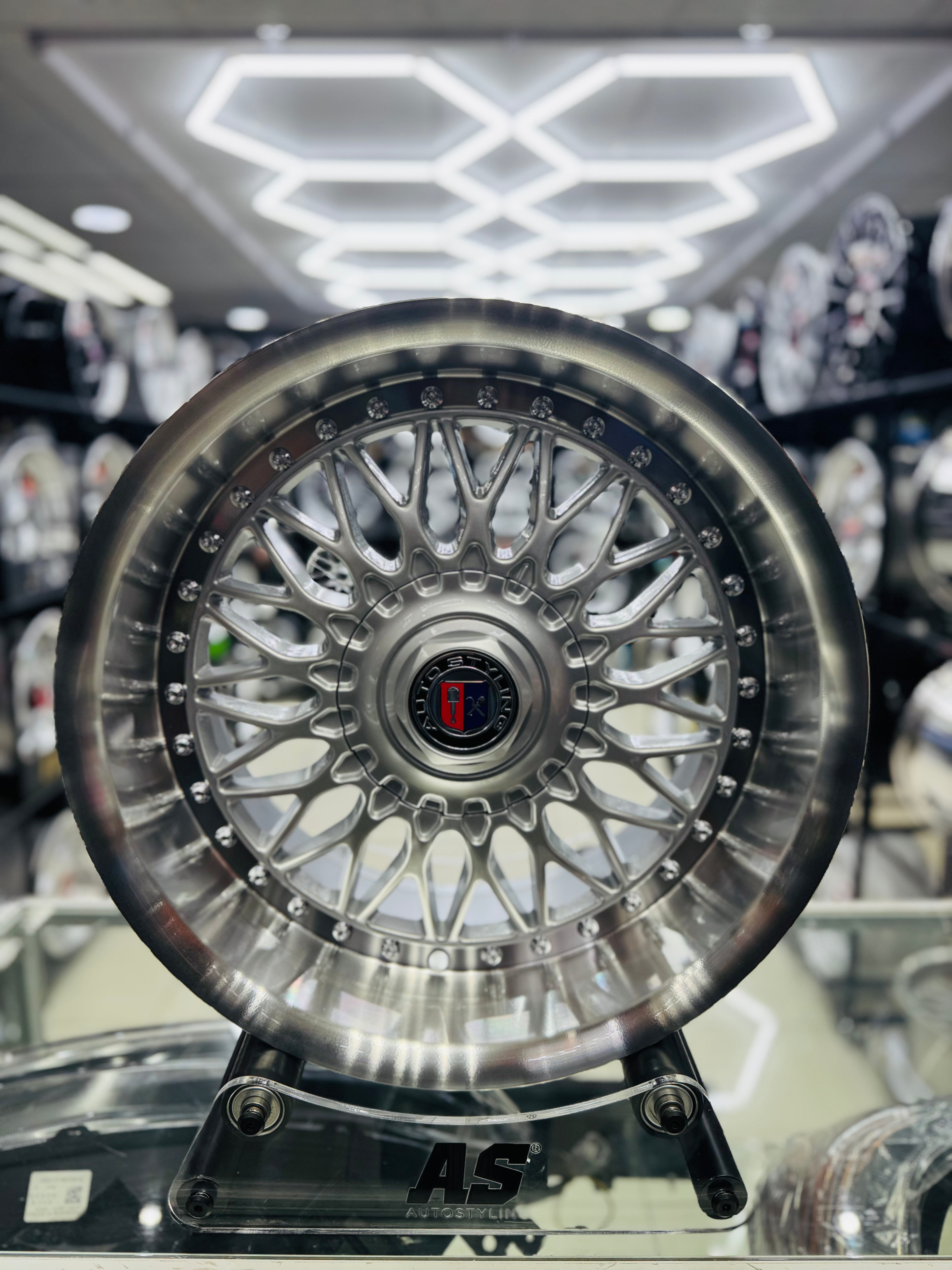 17” AS-SCORPION 8/9j 5/120 & 5/112 SILVER STUDS - Autostyling Klerksdorp