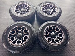 RIM & TYRE COMBO DEAL 17” ALINE SUMMIT + GRABBER AT3 TYRES USED