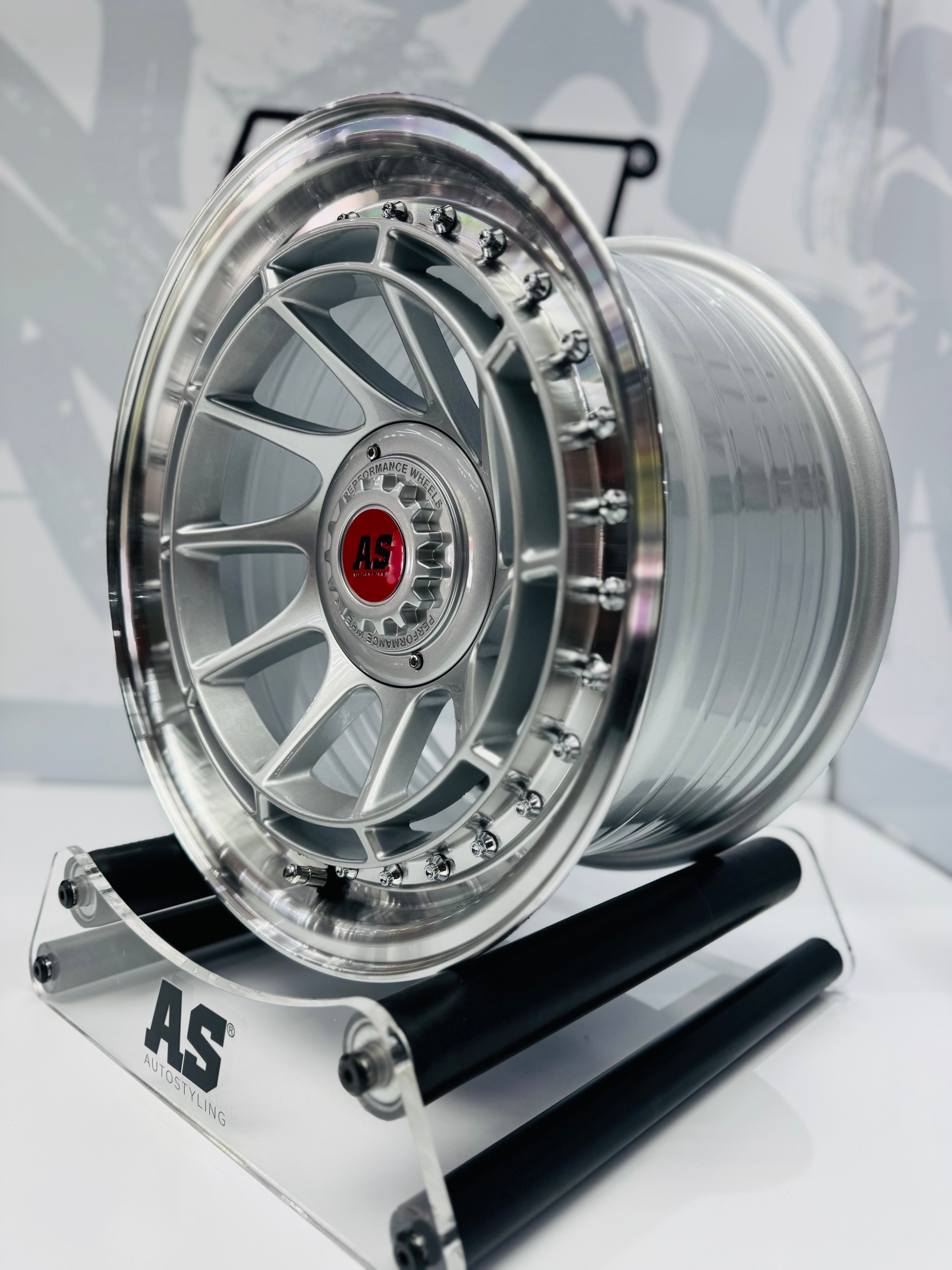 15” AS-7156 SILVER  4/100 4/114 wheels