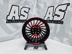 15” AS- x3001 4/100 4/114 Red
