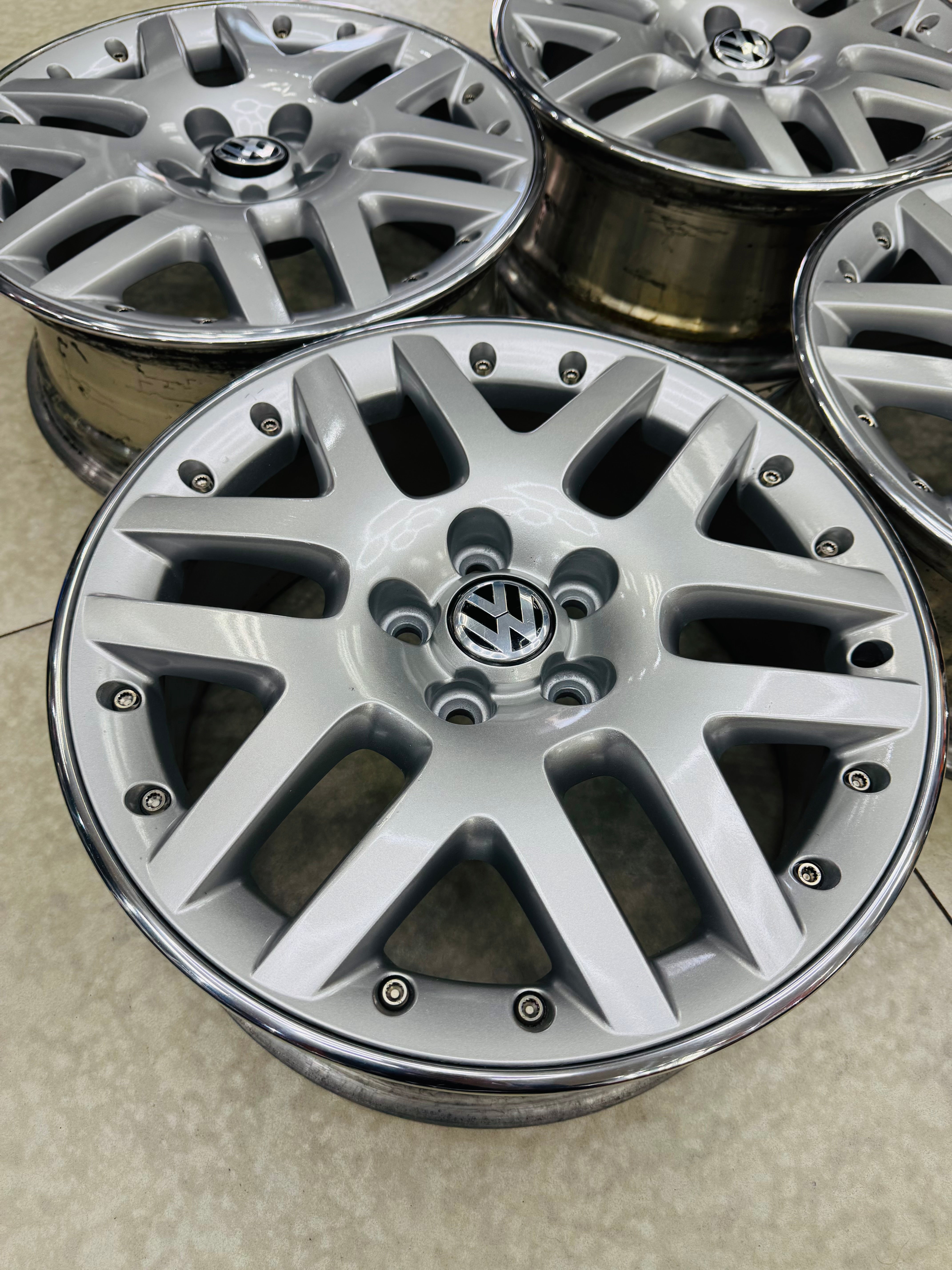 16” OEM POLO  TDI BBS SPLIT  USED RIMS MADE BY BBS