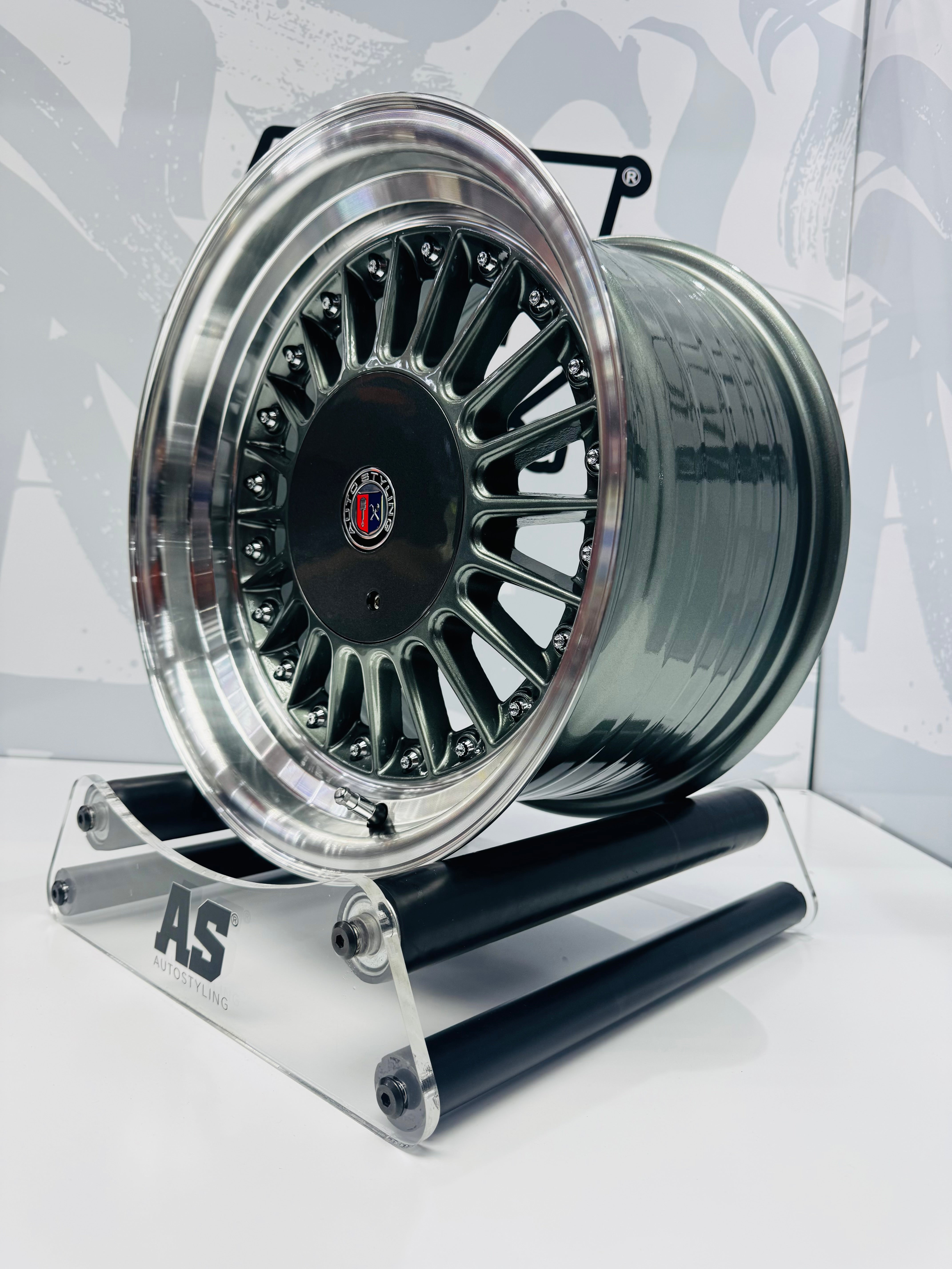 15” AS- 7626 ALPINA 5/100 & 5/114 wheels grey