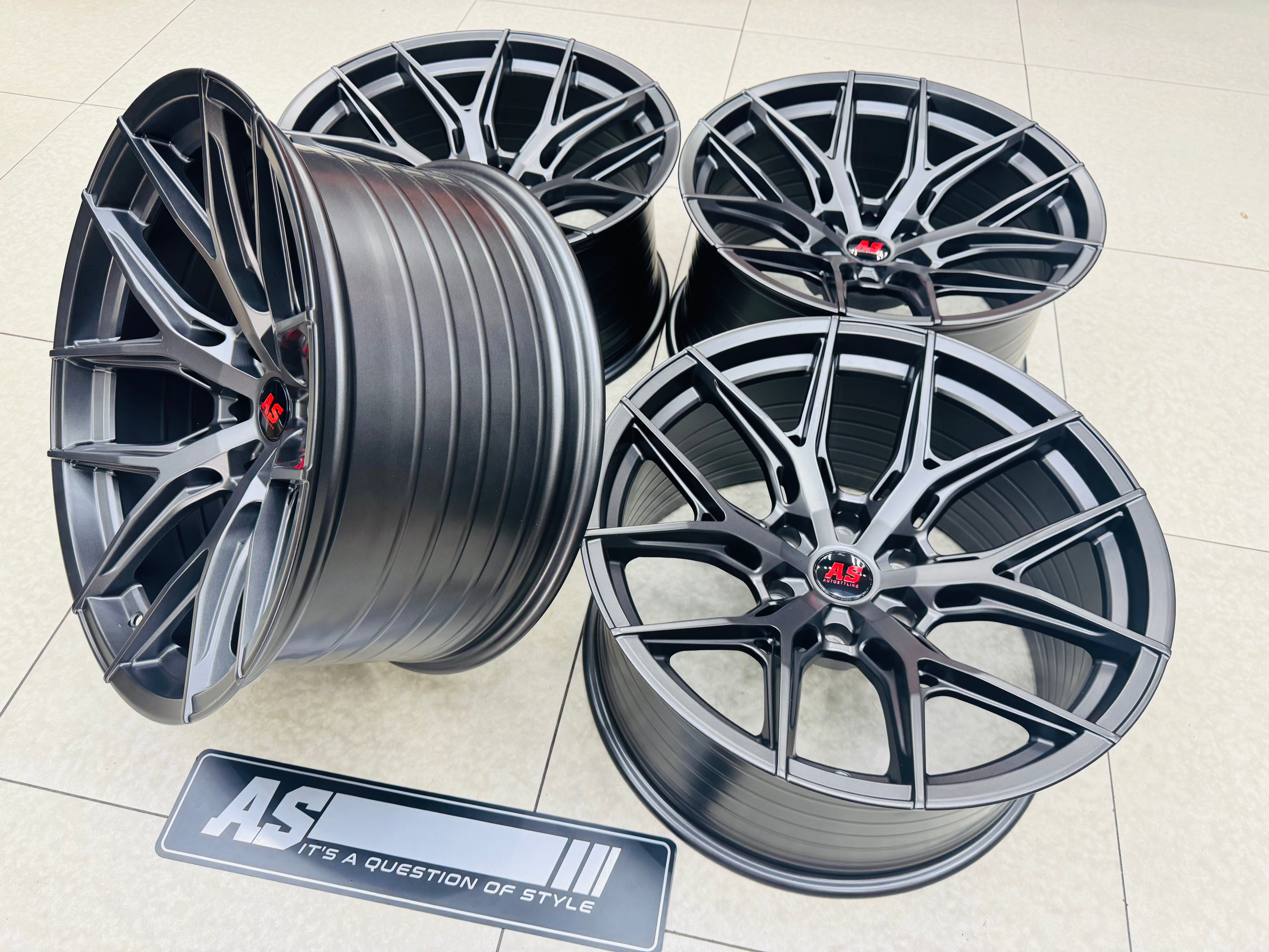 20” CONCAVO 05 SATIN GREY BAKKIE RIMS 6/139 PCD