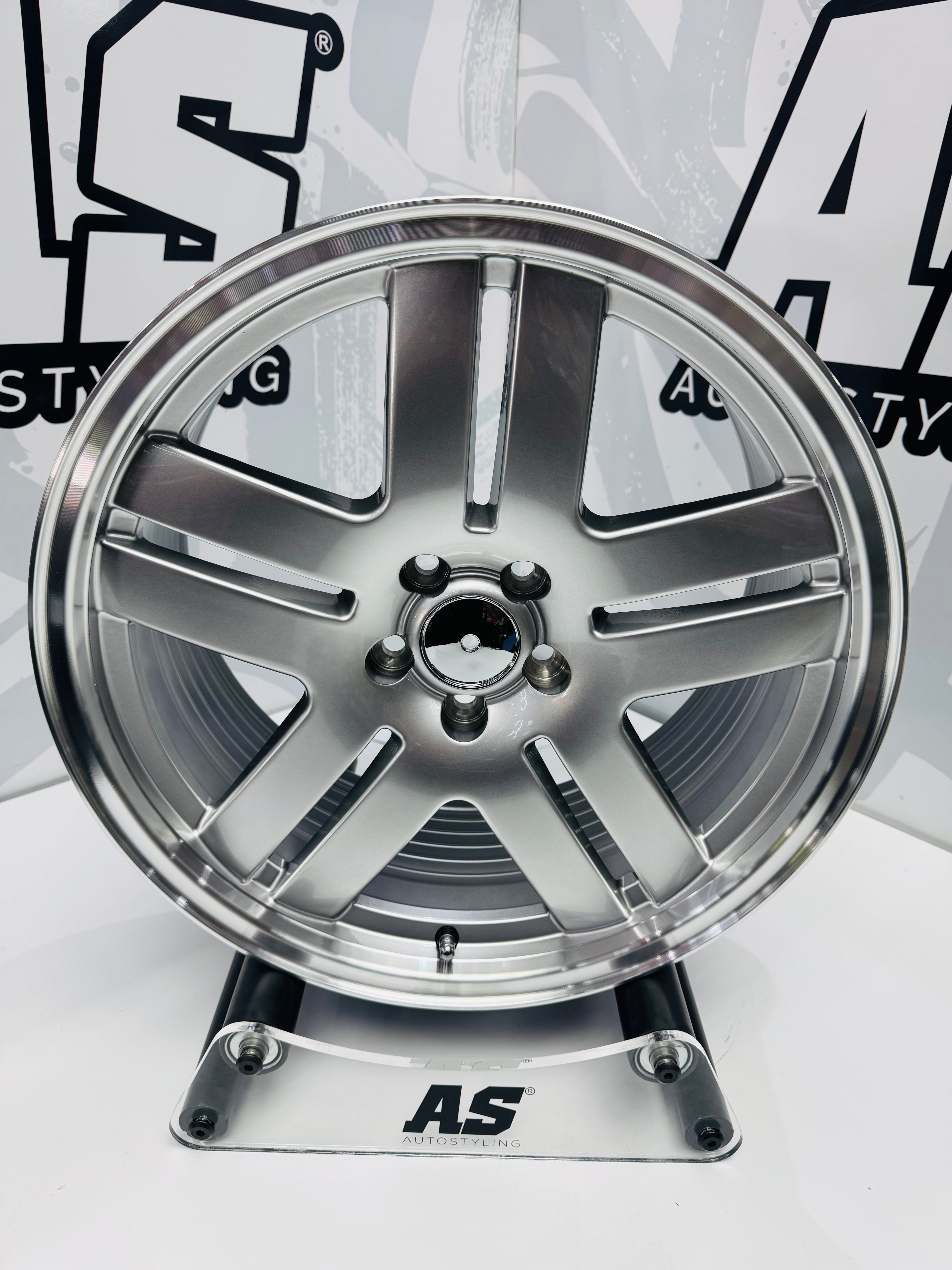 17” AS- LONGBEACH   DISHED 5/100 SILVER RIMS - Autostyling Klerksdorp