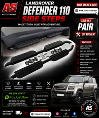 LANDROVER DEFENDER 110  SIDE STEPS - Autostyling Klerksdorp