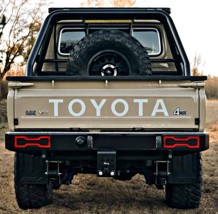 TOYOTA LANDCRUISER 79 LED TAILIGHTS SMOKED