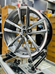 17" AS- TSI HIGHLINE  REPS 5/100 SILVER WHEELS