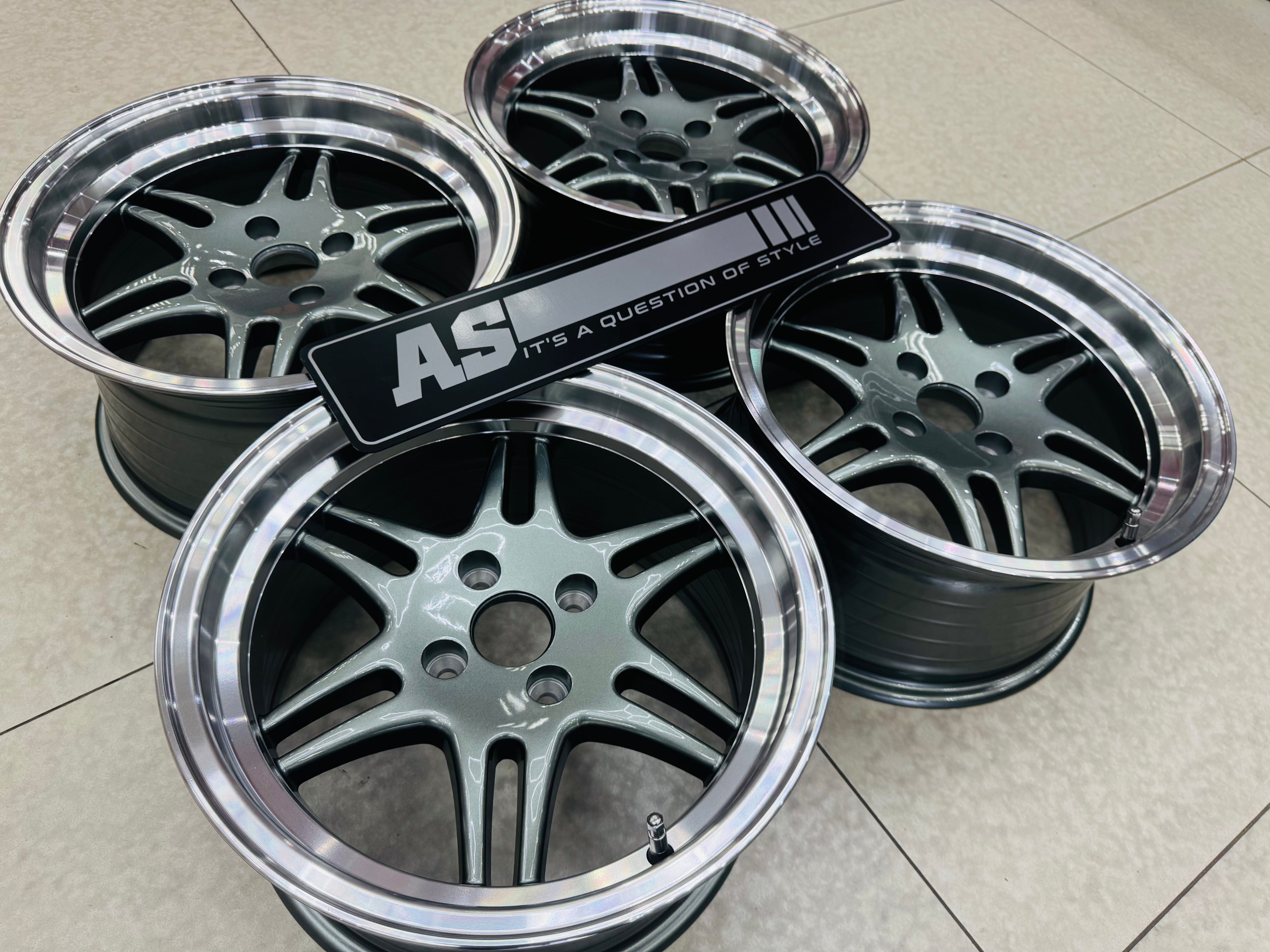 15” AS-RSI TWINSPOKES WITH DISH GUNMETAL